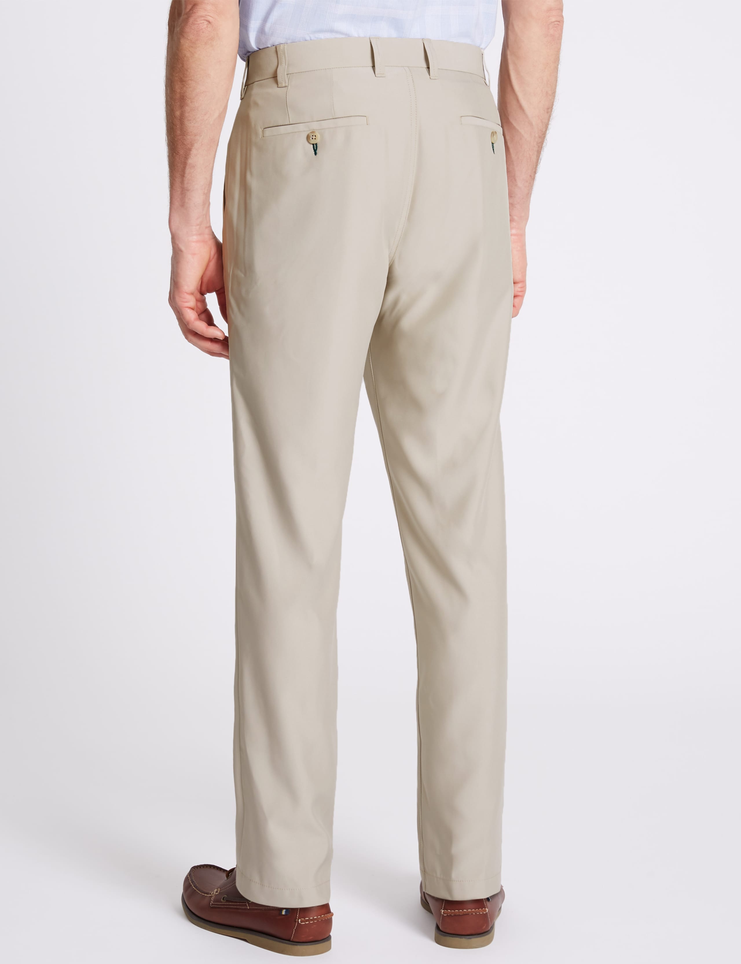 Slim Fit Flat Front Golf Chinos 4 of 4