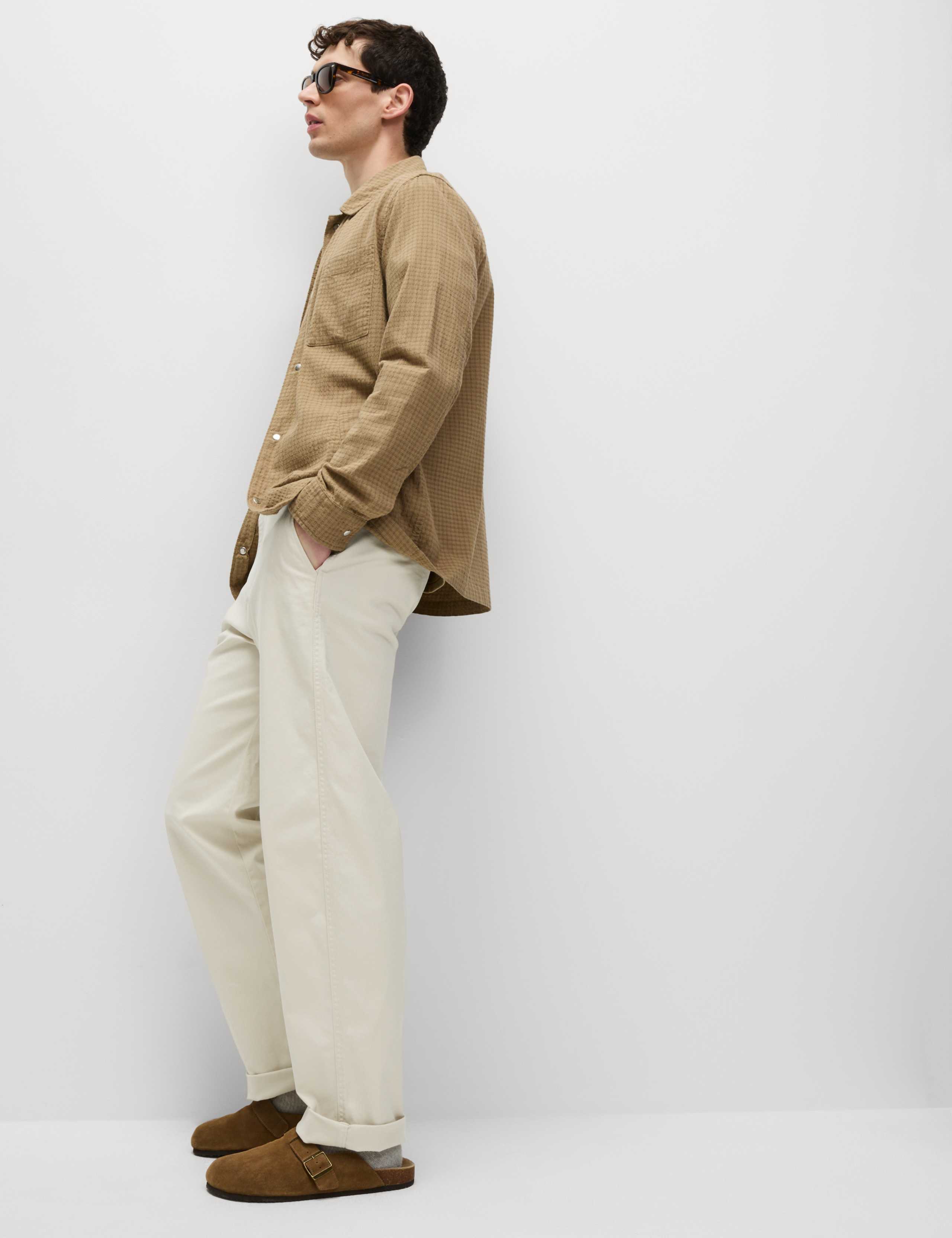 Straight Fit Side Tab Trousers 1 of 6