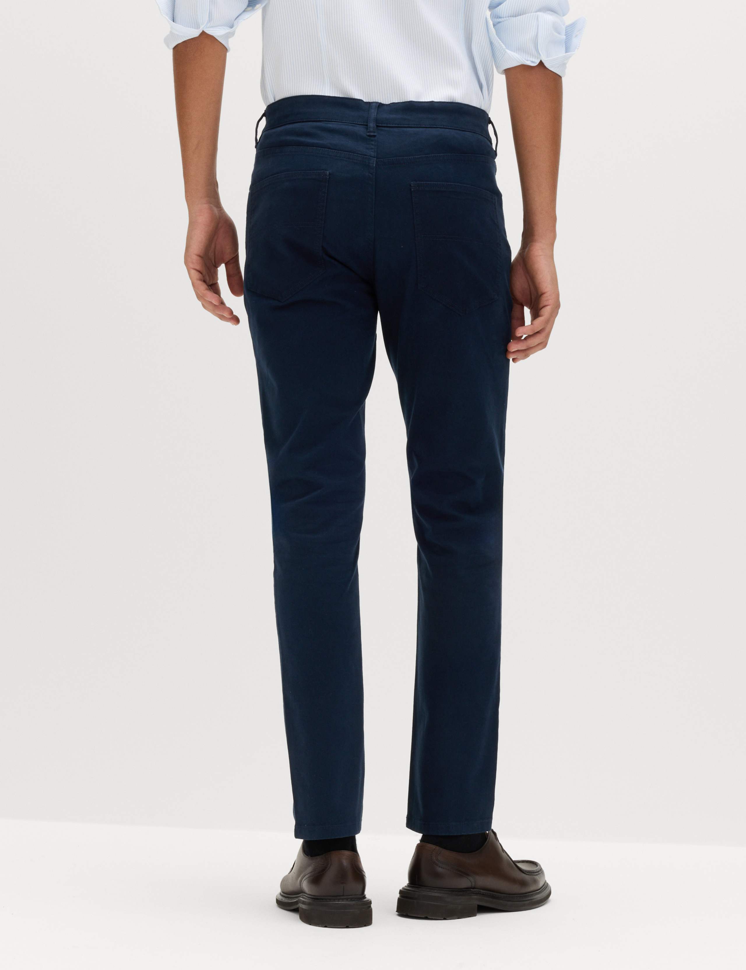 Slim Fit 5 Pocket Stretch Trousers 5 of 5
