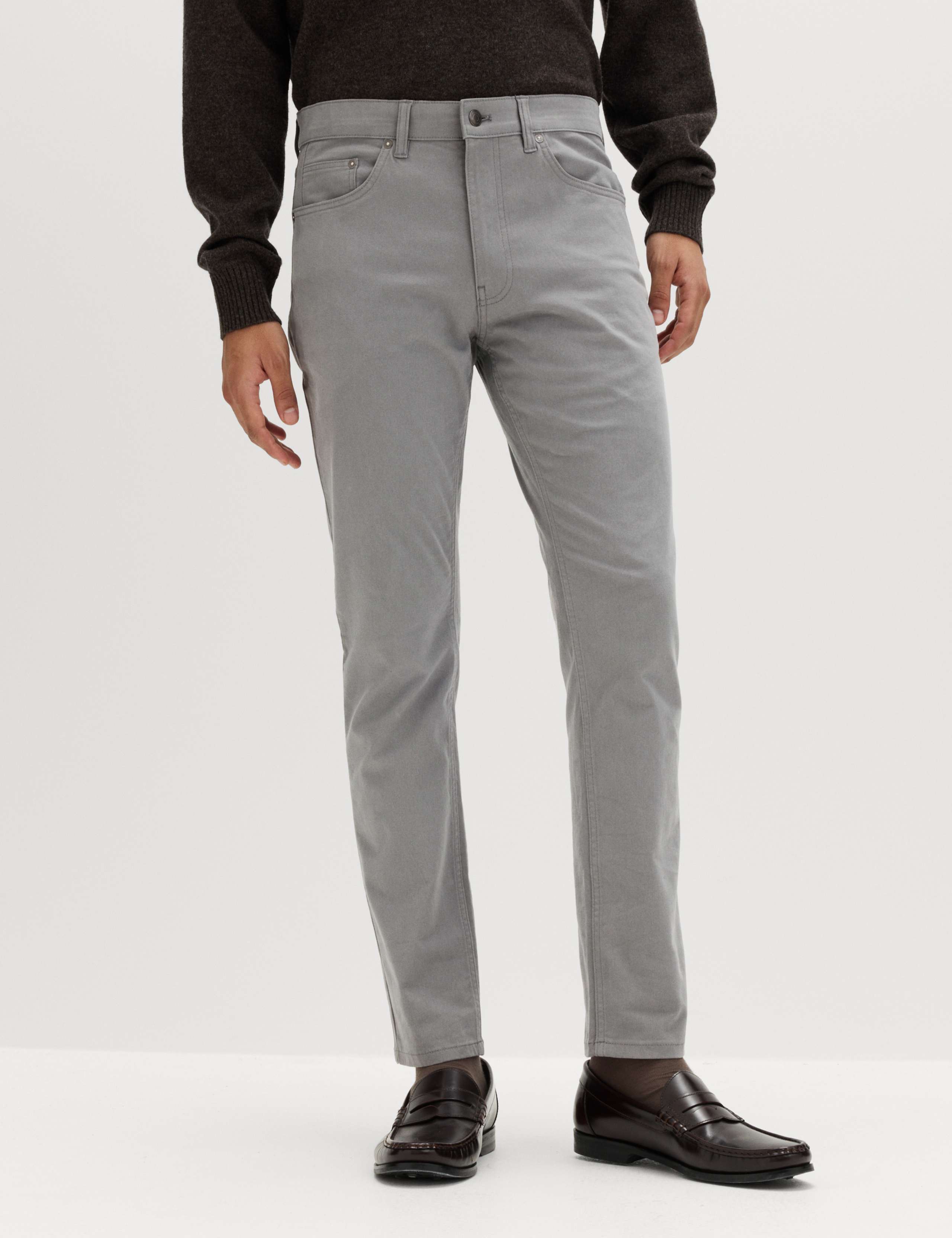 Slim Fit 5 Pocket Stretch Trousers 1 of 5