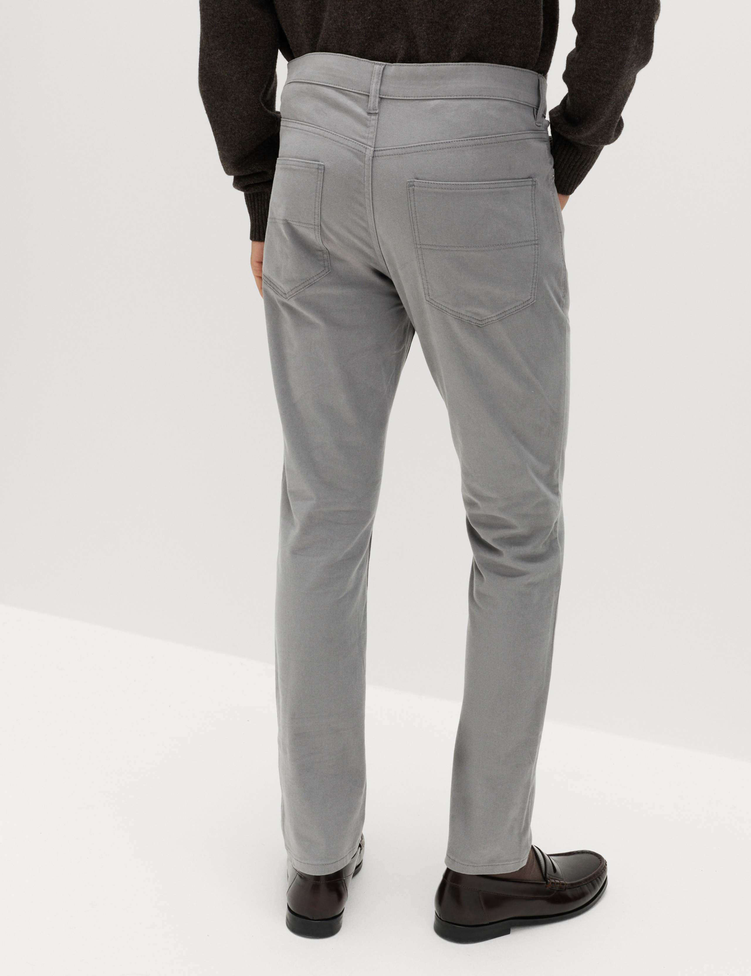 Slim Fit 5 Pocket Stretch Trousers 5 of 5