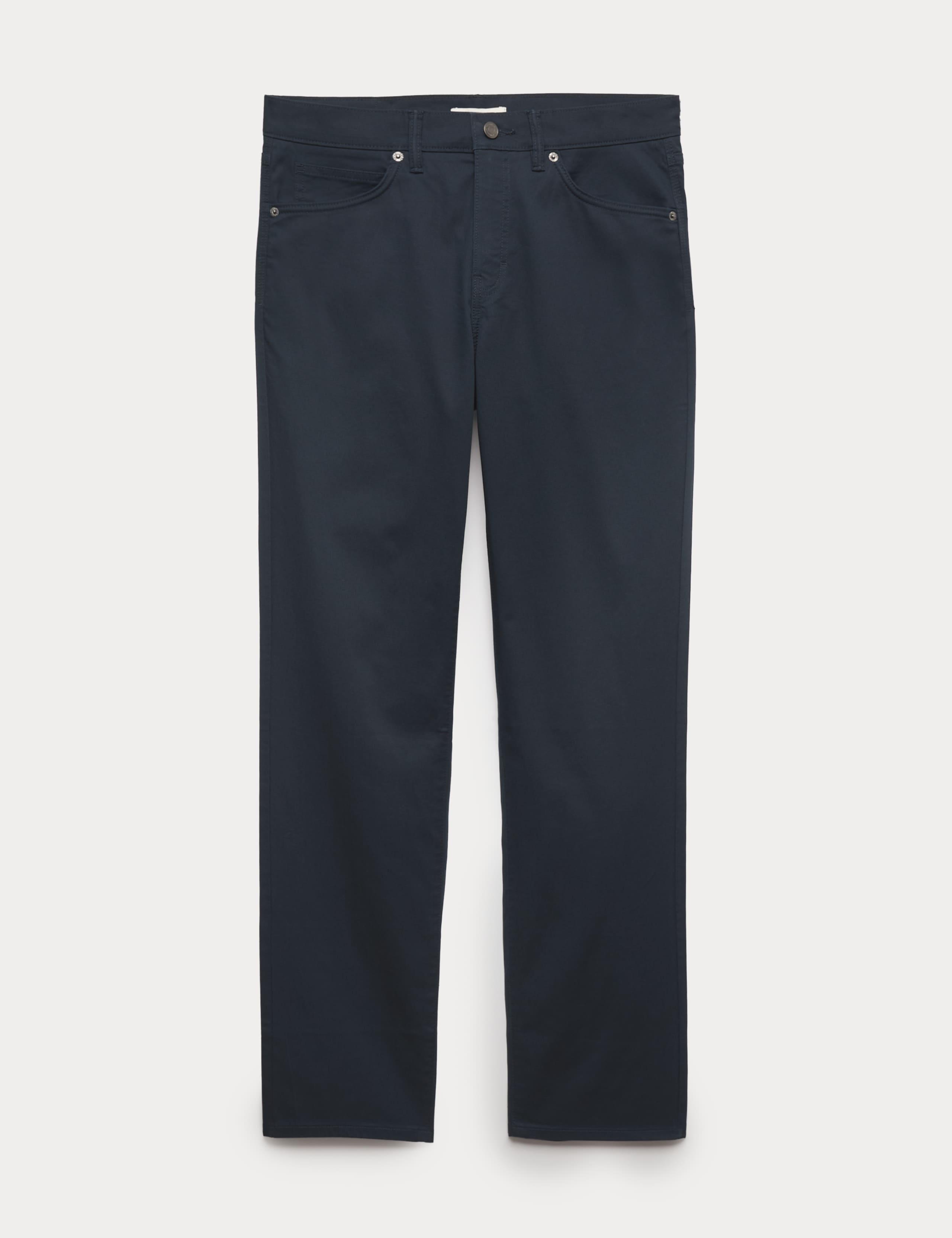 Straight Fit Textured 5 Pocket Trousers 2 of 6