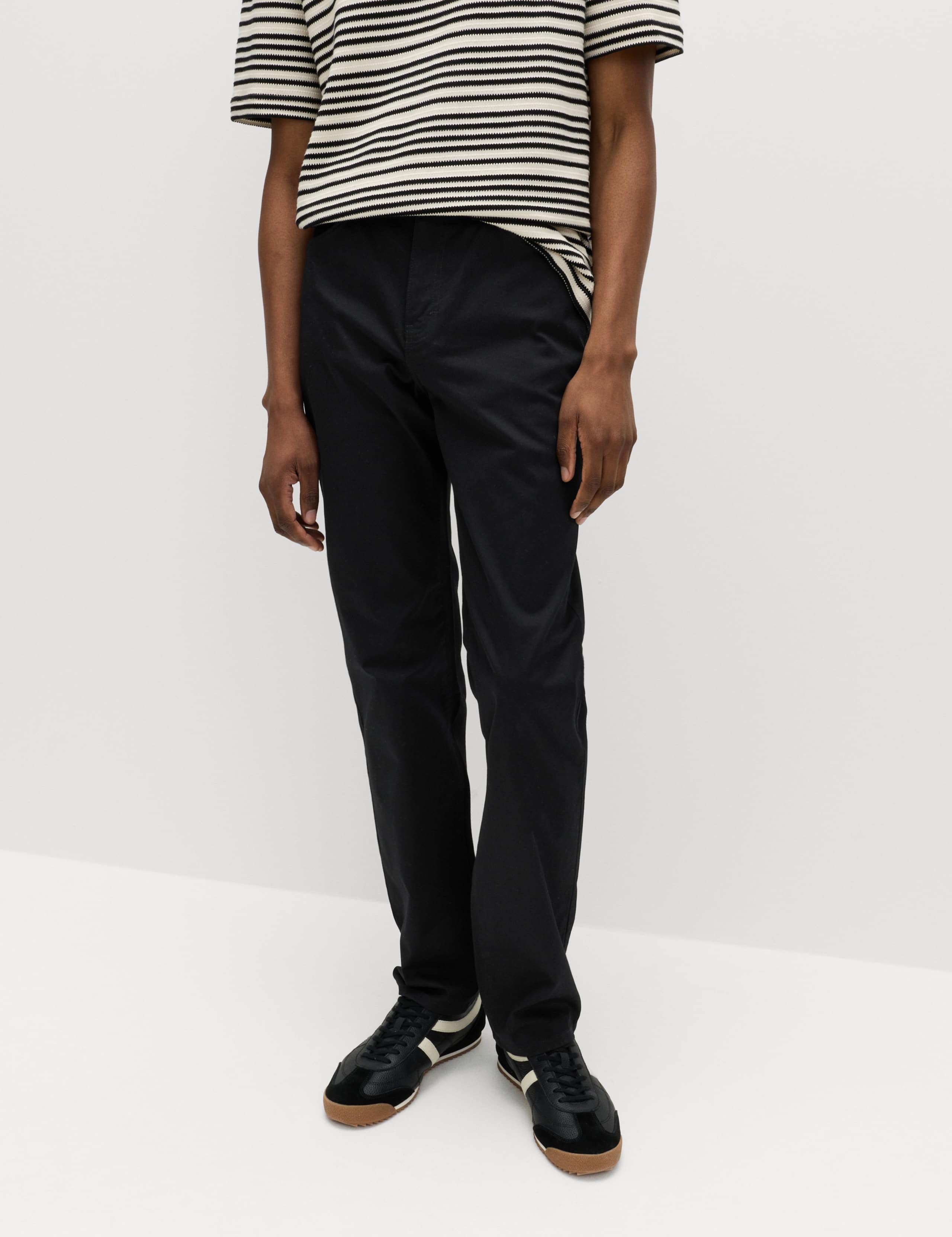 Straight Fit Textured 5 Pocket Trousers 3 of 6