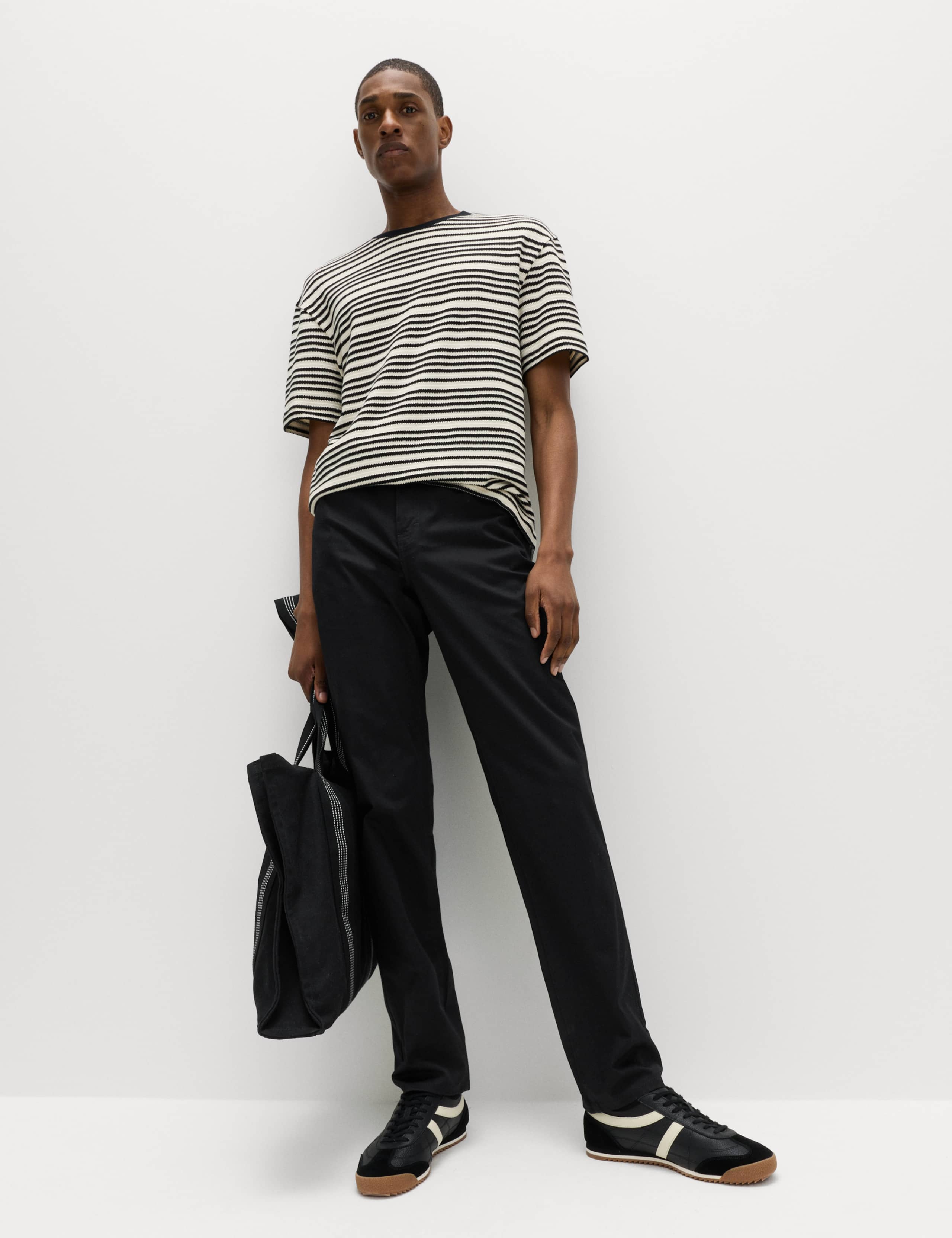 Straight Fit Textured 5 Pocket Trousers 5 of 6