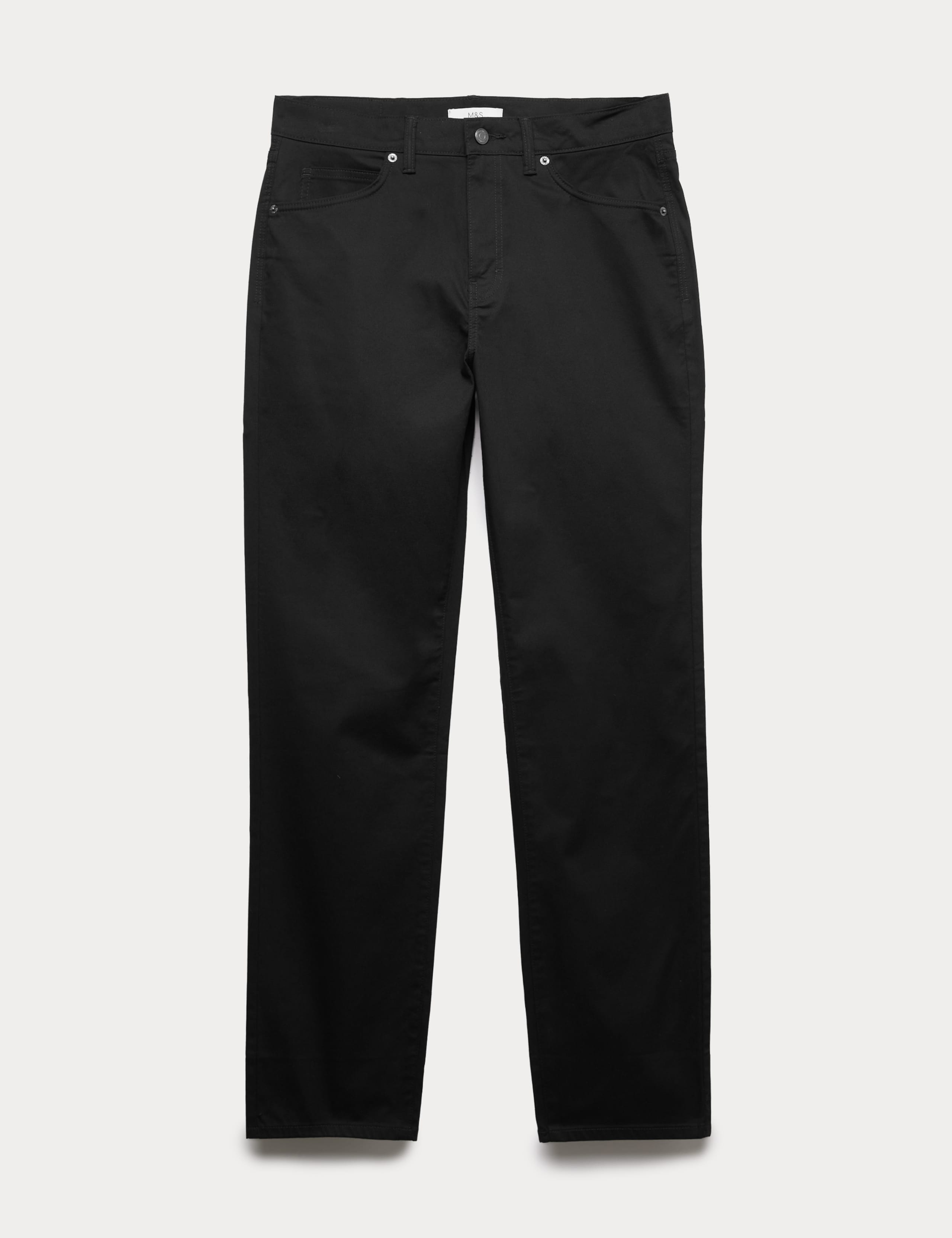 Straight Fit Textured 5 Pocket Trousers 2 of 6