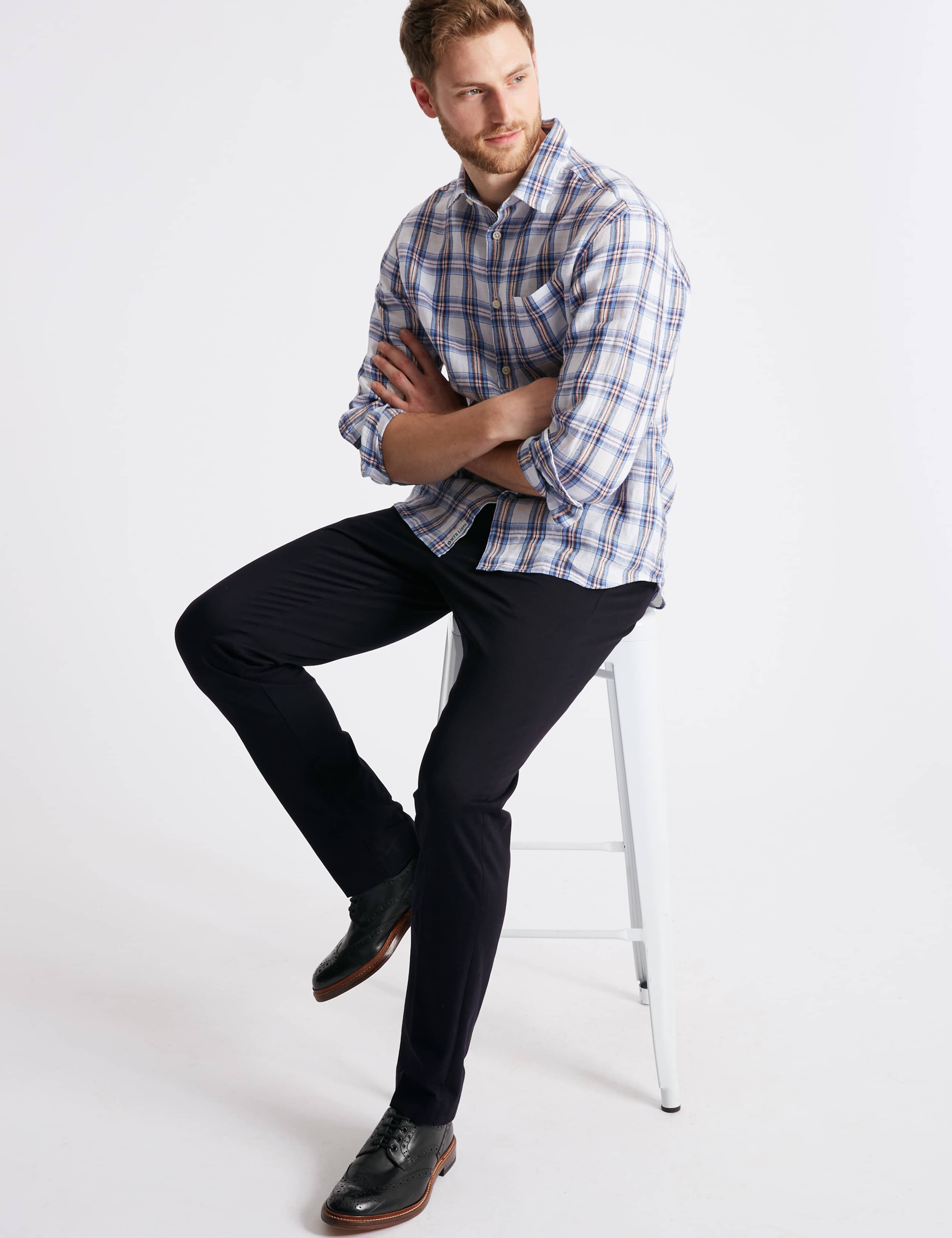 Slim Fit Smart Travel Chinos with Stretch 3 of 4