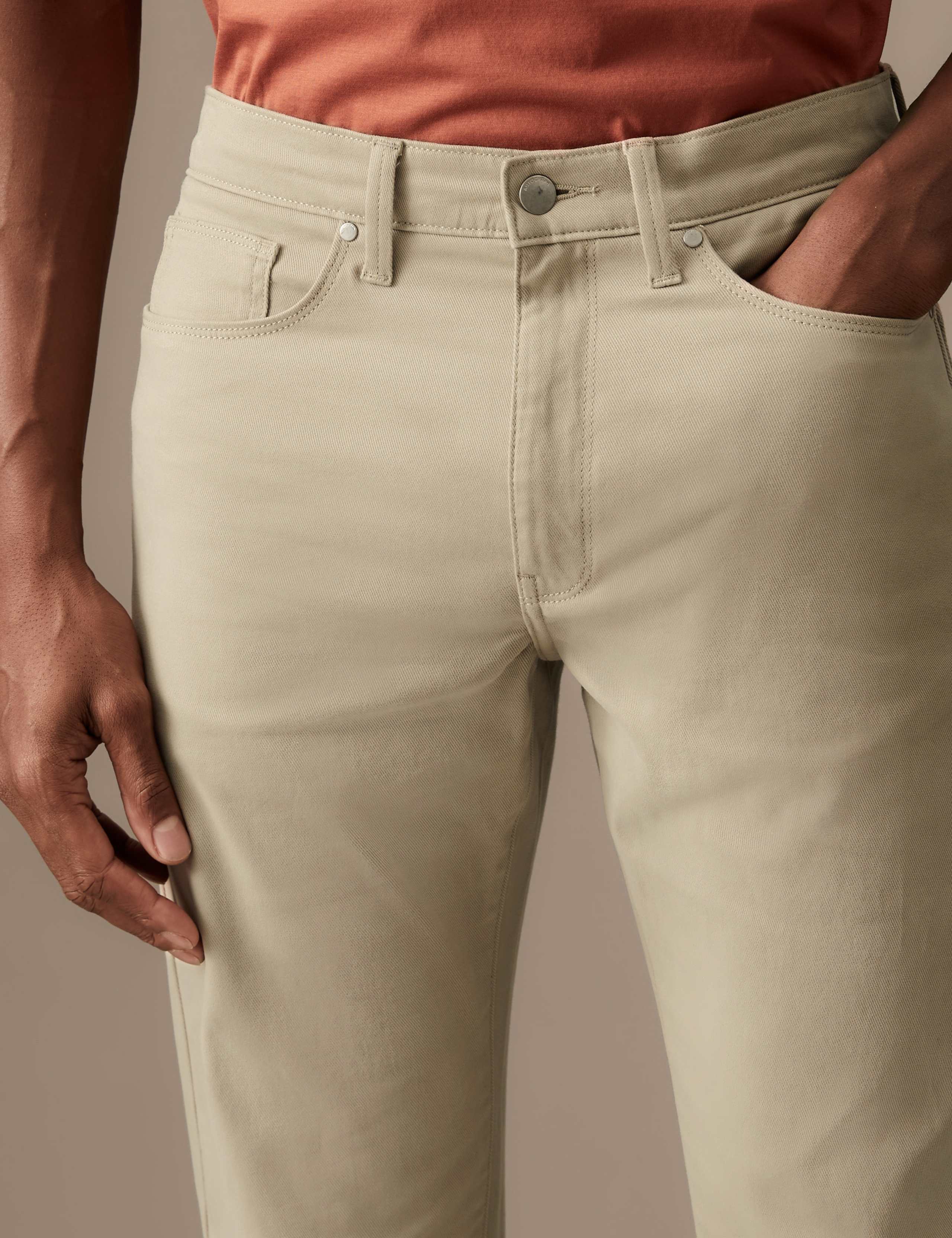 Slim Fit Italian 5 Pocket Trousers 4 of 7