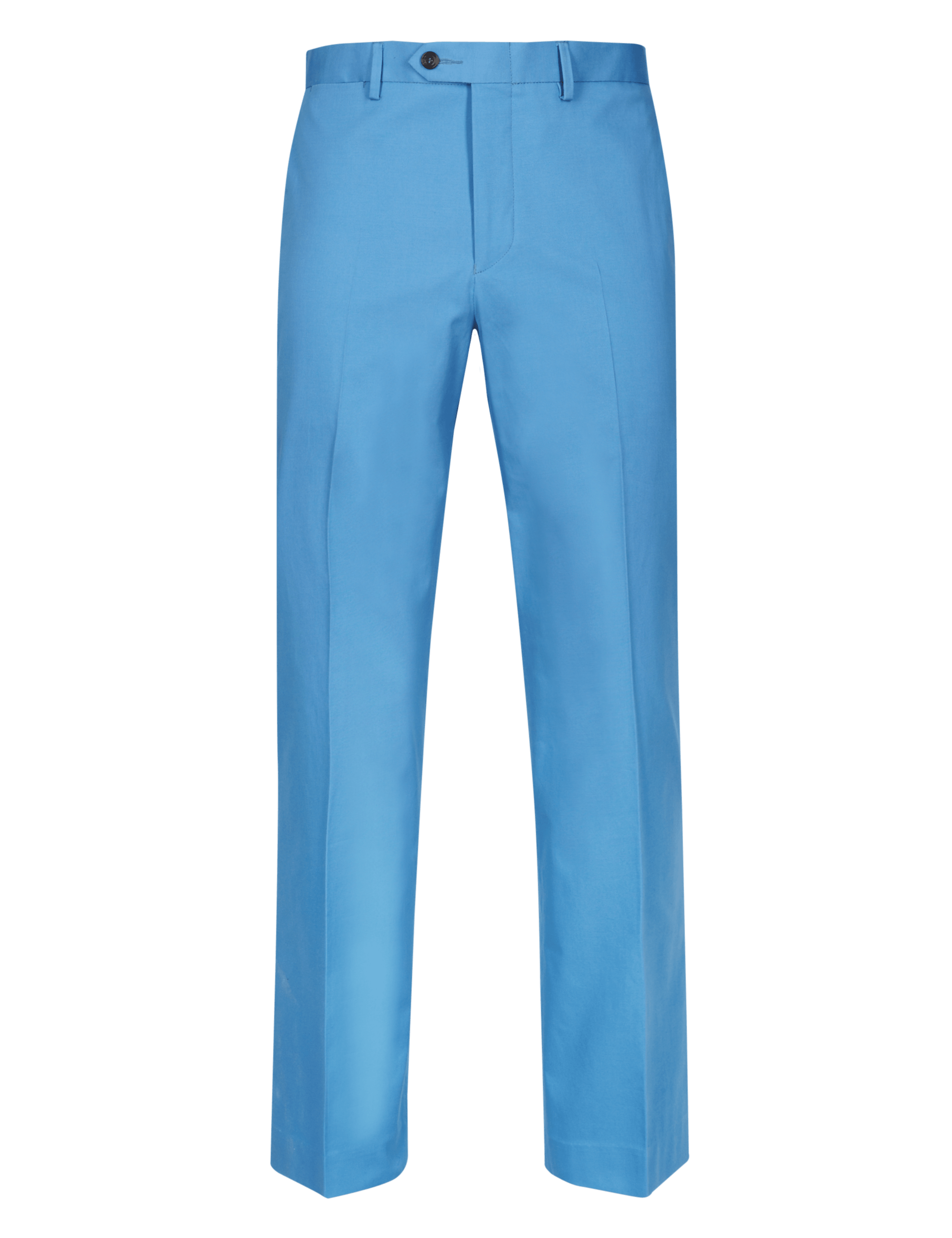 Cotton Rich Flat Front Trousers 2 of 4