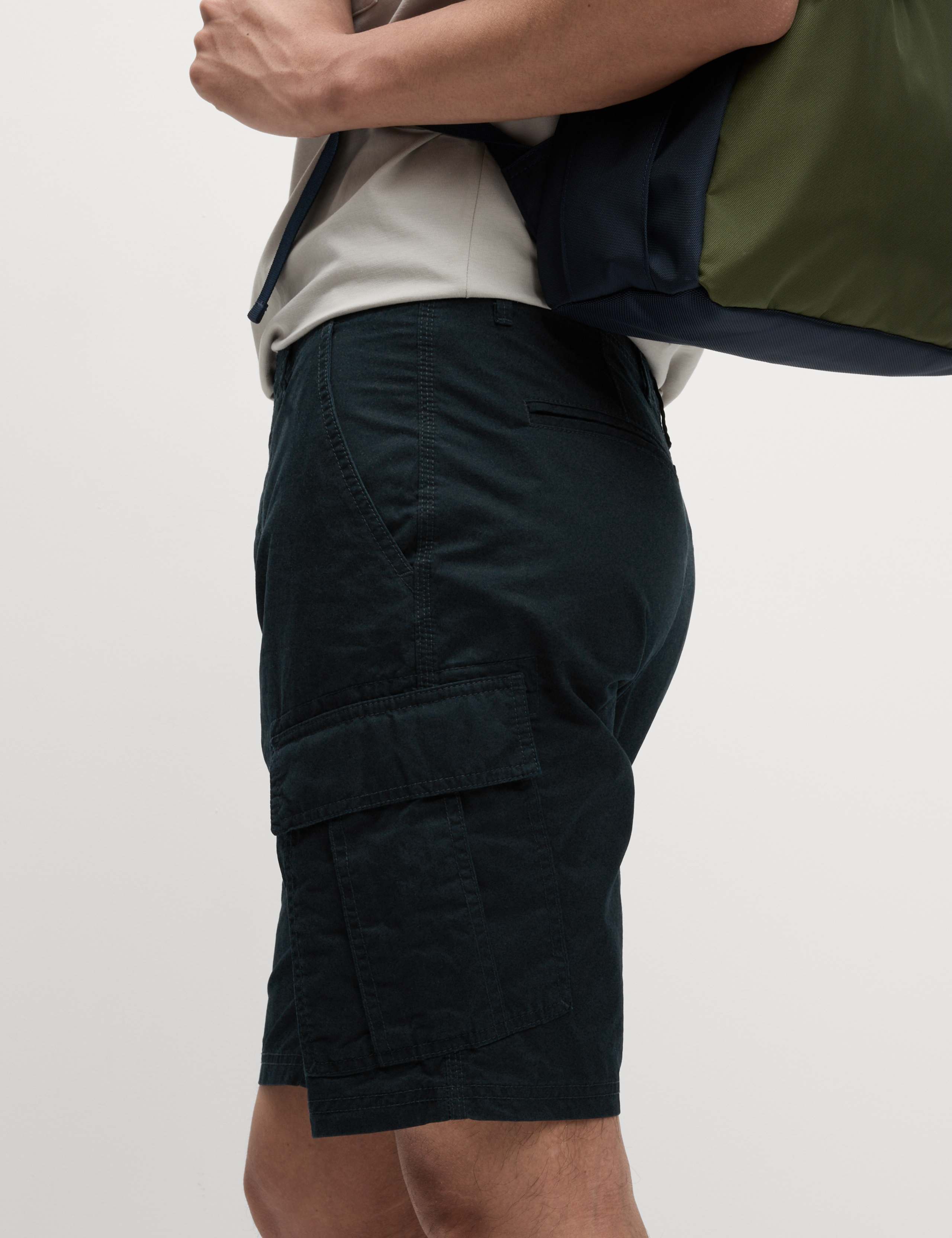Pure Cotton Lightweight Cargo Shorts 3 of 4