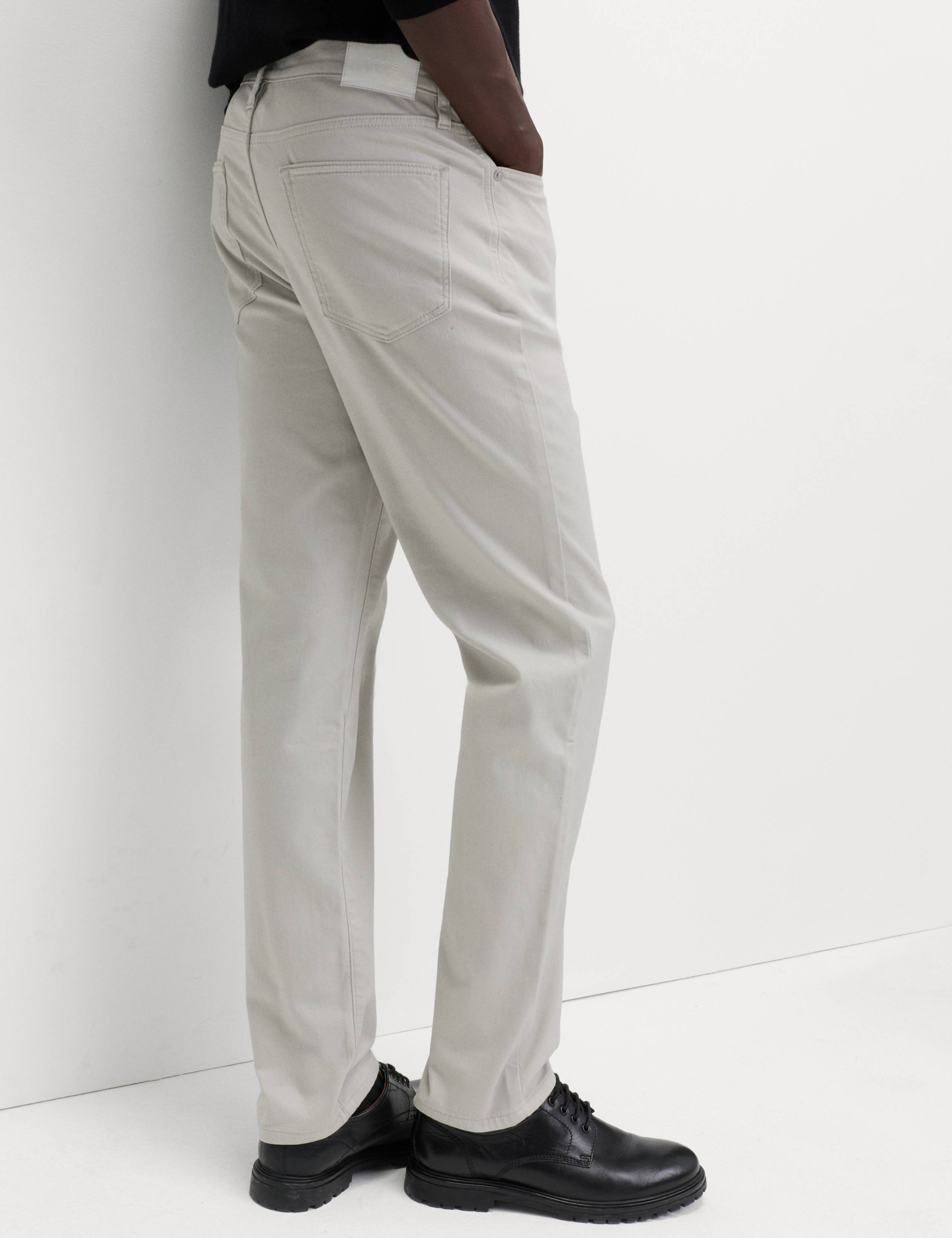 Straight Fit Textured 5 Pocket Trousers 3 of 6