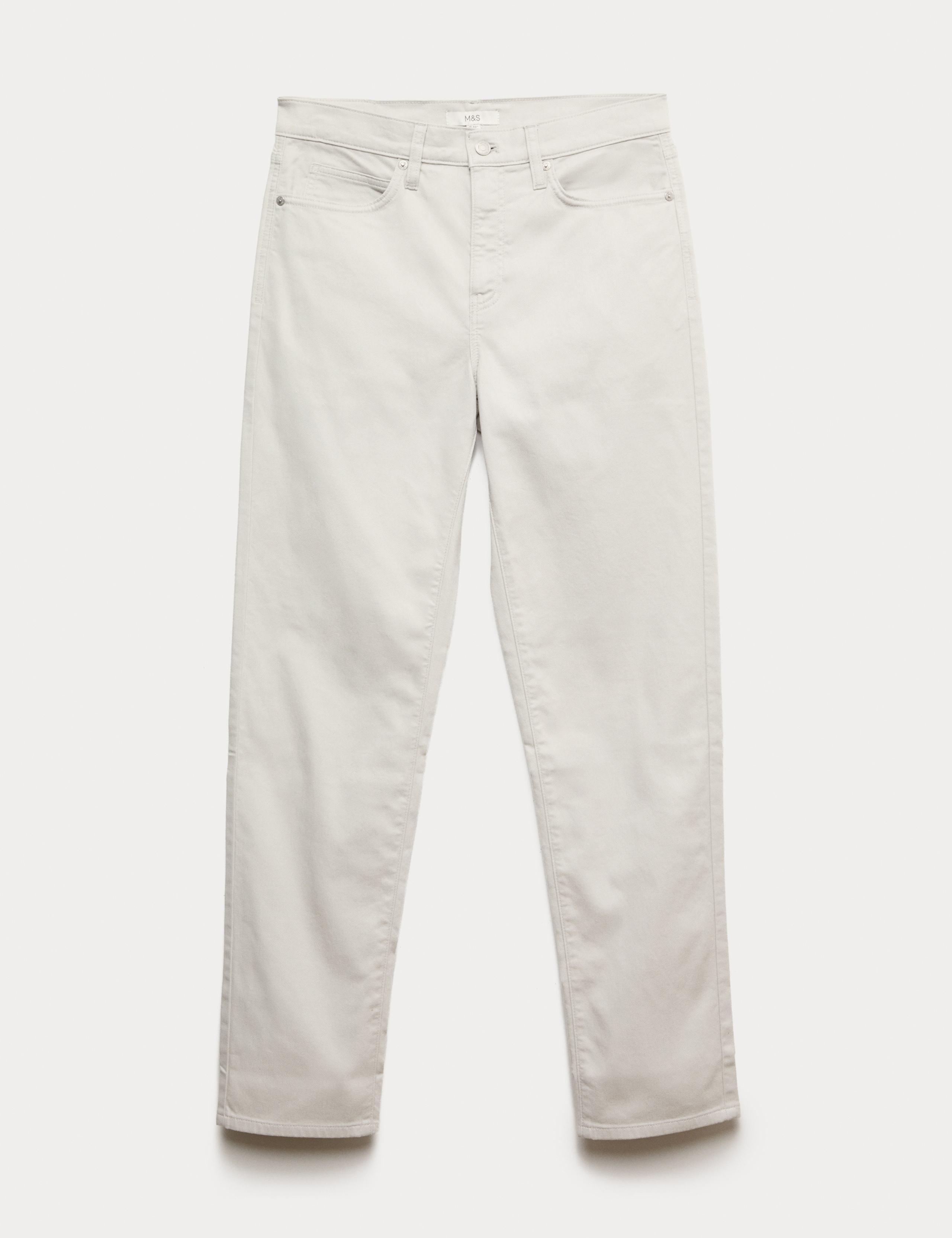Straight Fit Textured 5 Pocket Trousers 2 of 6