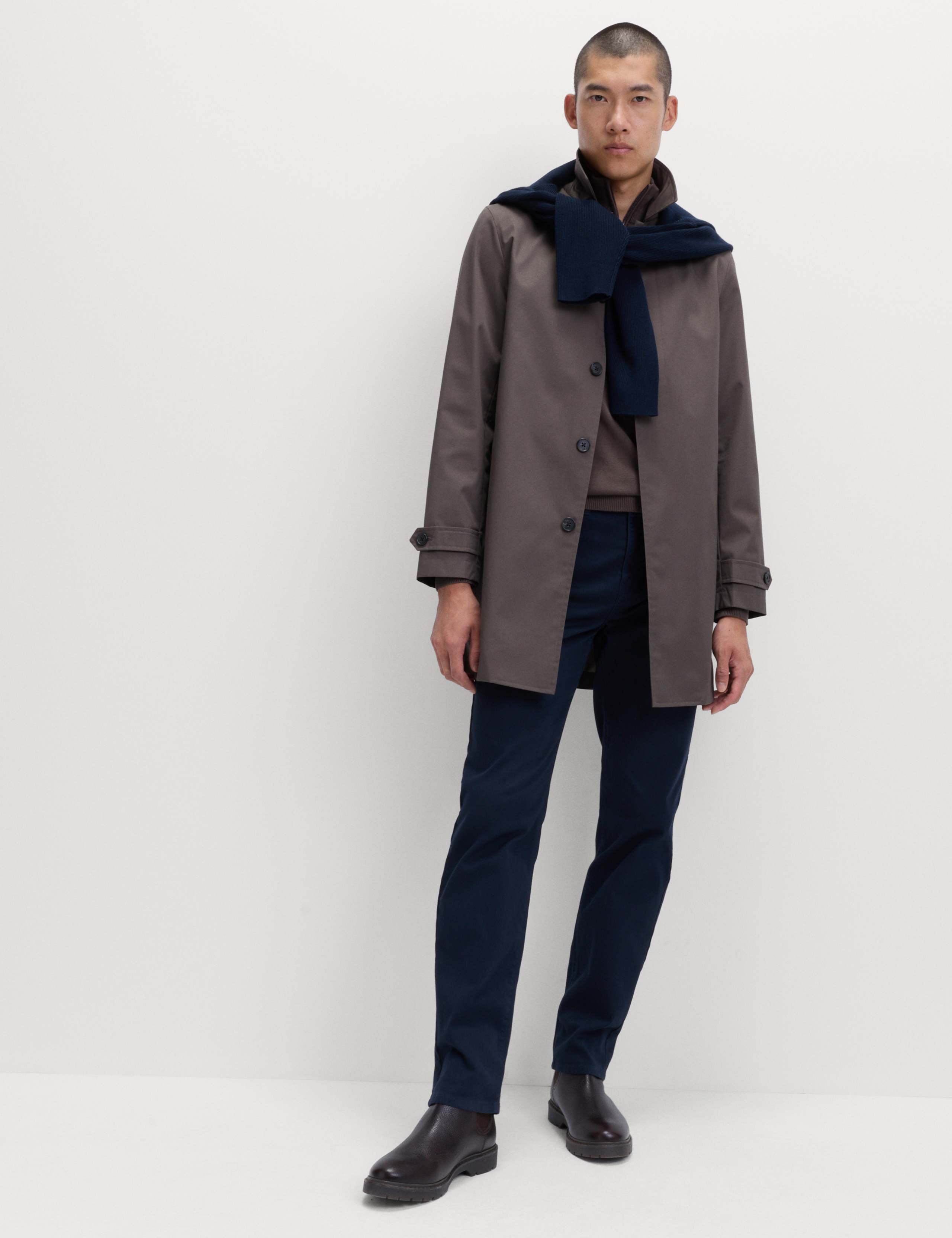 Straight Fit Textured 5 Pocket Trousers 5 of 6