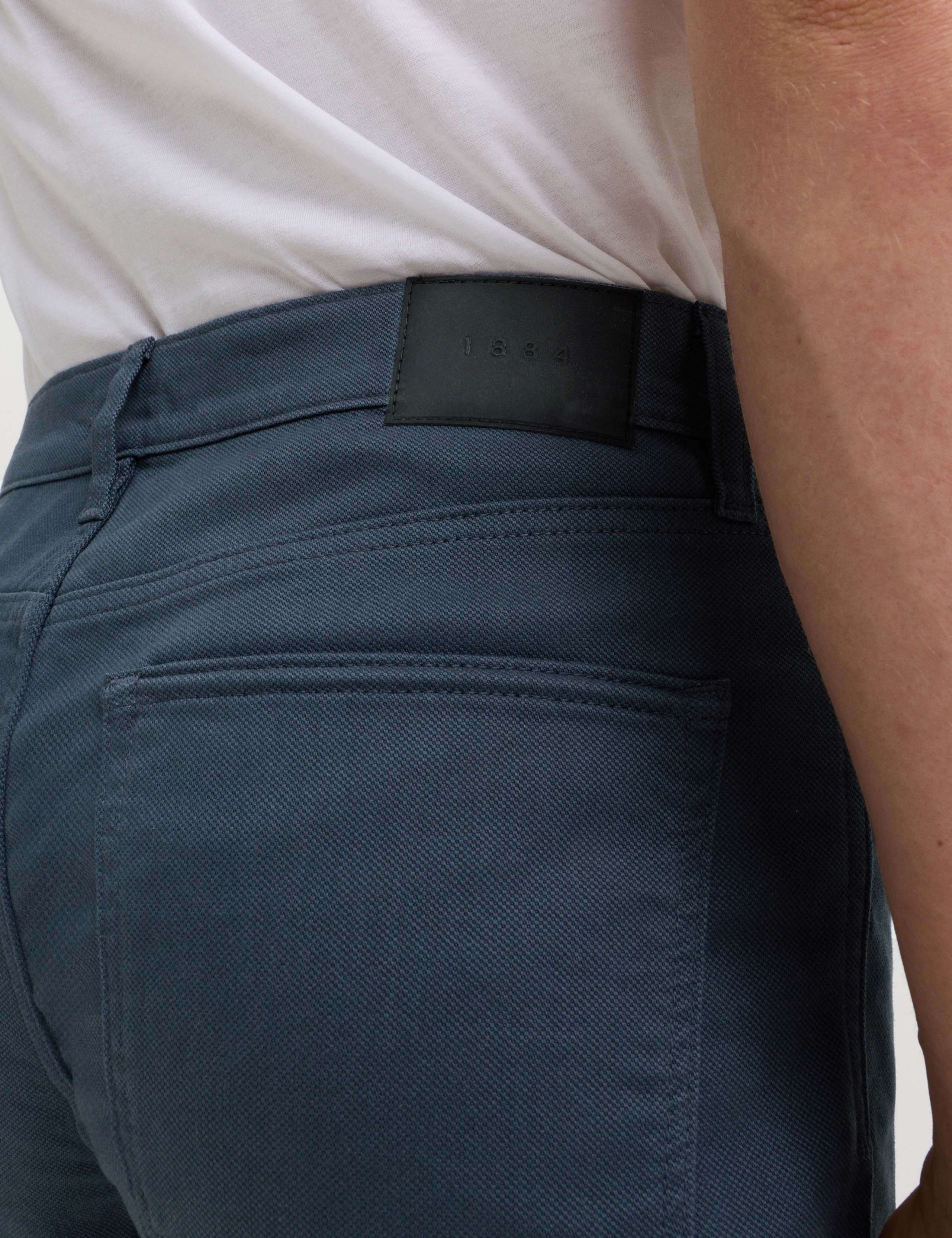 Straight Fit Textured 5 Pocket Trousers 6 of 6