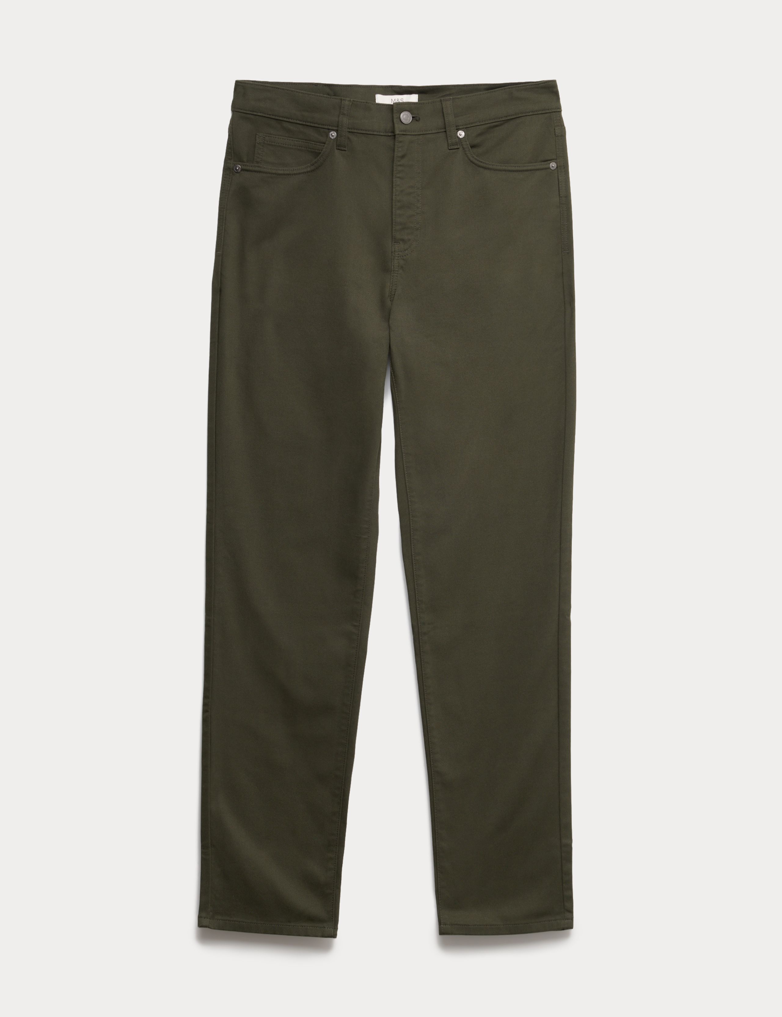 Straight Fit Textured 5 Pocket Trousers 2 of 6