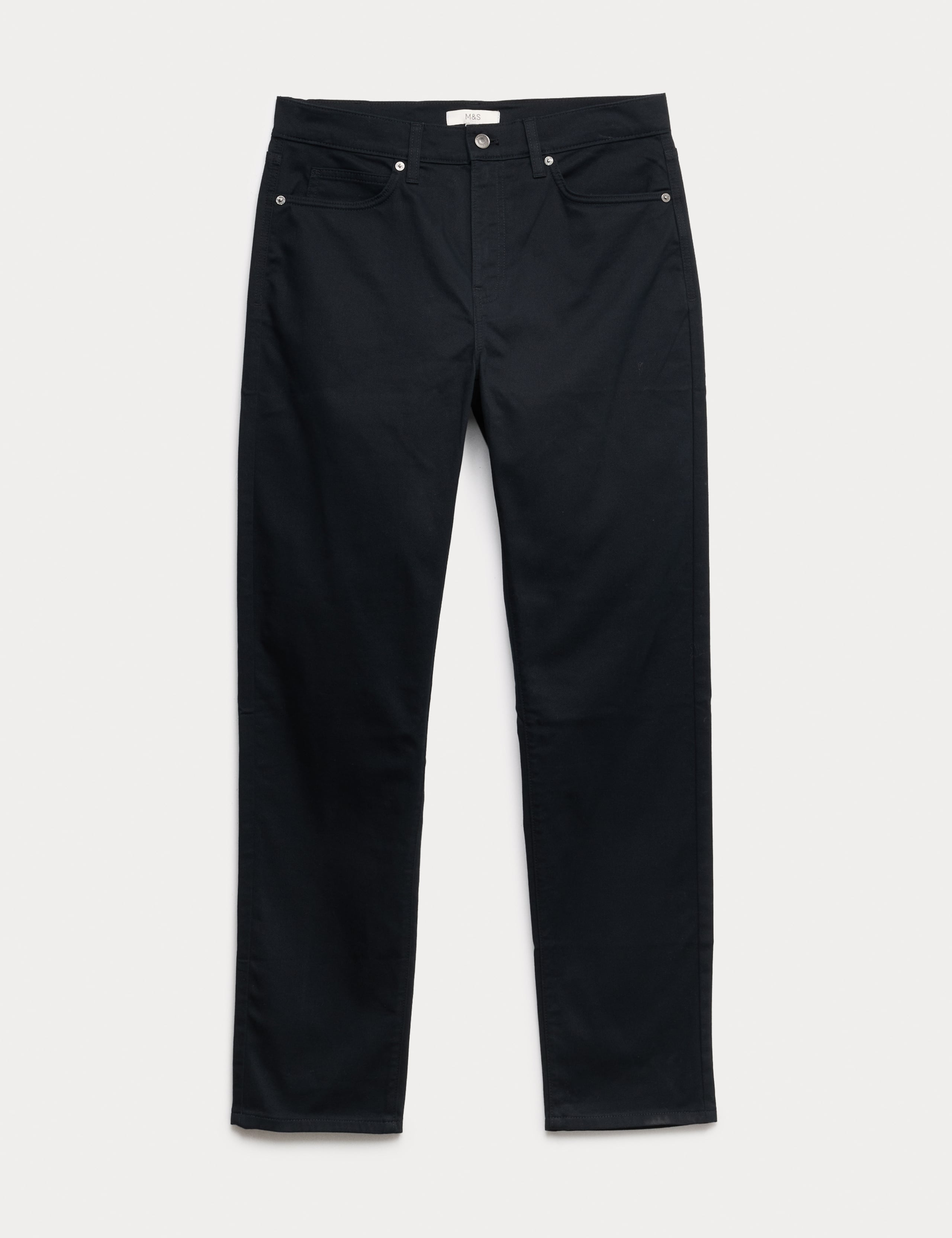 Straight Fit Textured 5 Pocket Trousers 2 of 6