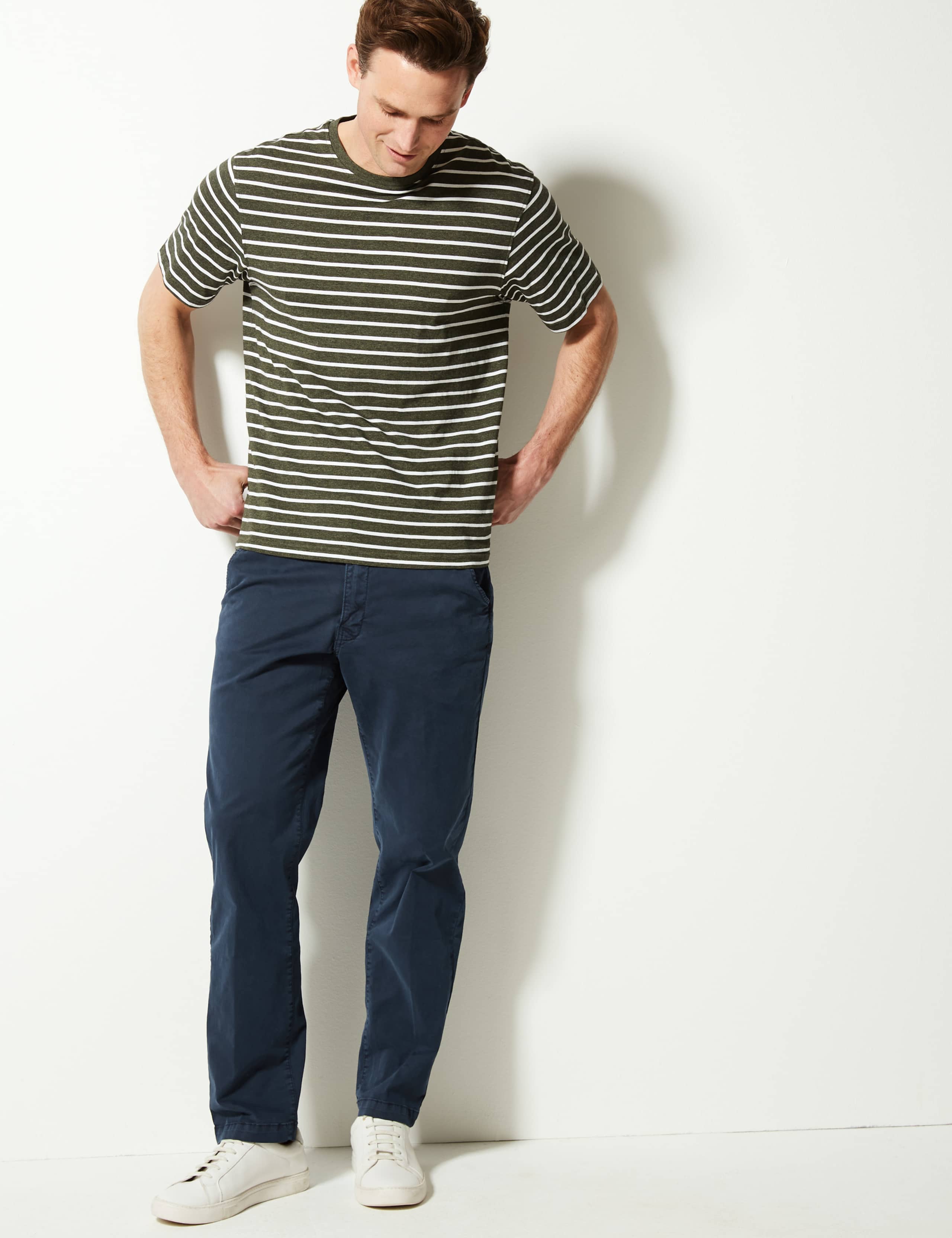 Slim Fit Authentic Chinos with Stretch 1 of 4