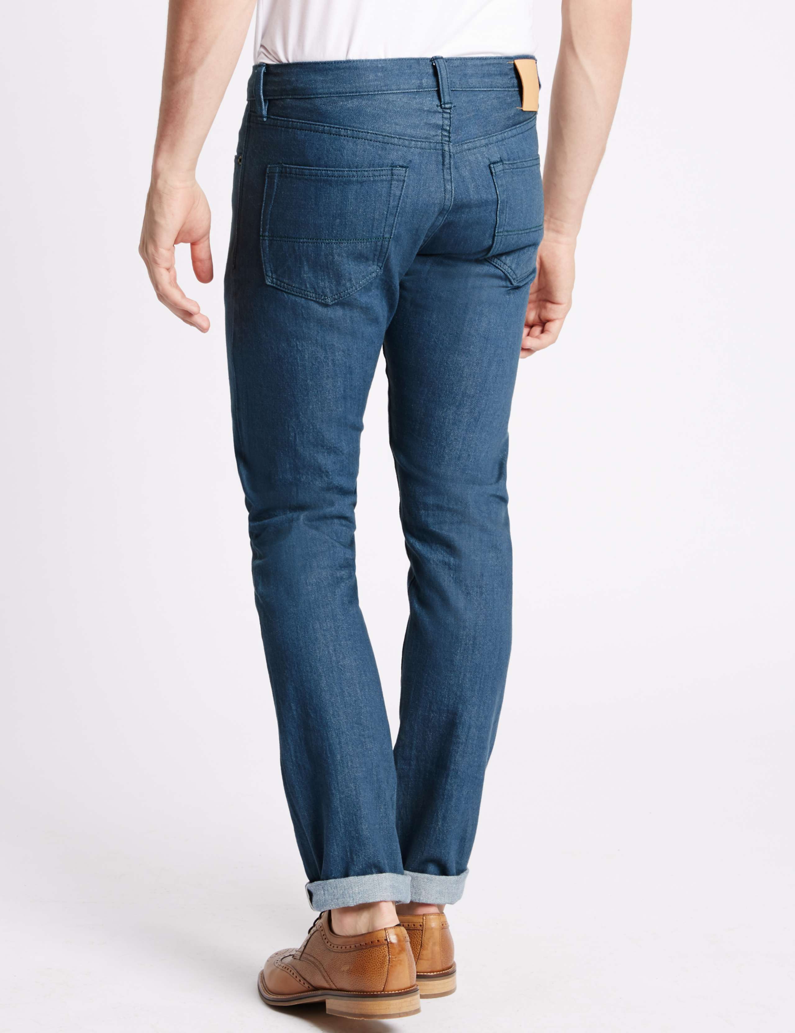 Slim Fit Selvedge Jeans 3 of 4