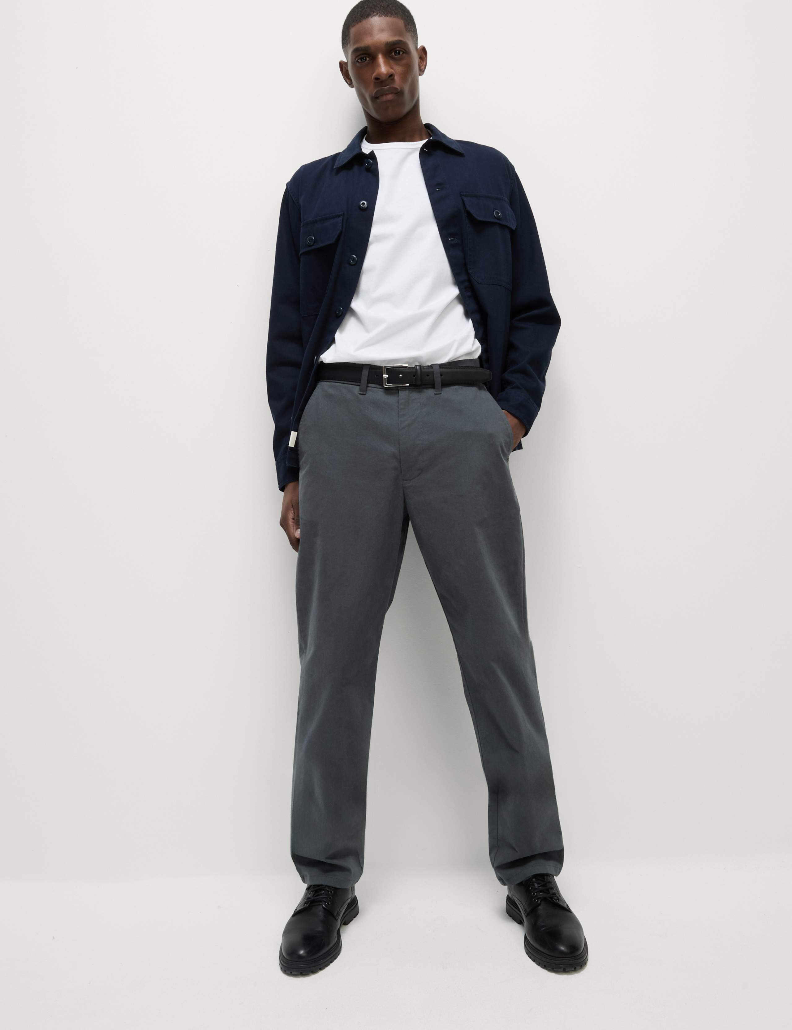 Loose Fit Stretch Chinos 1 of 5