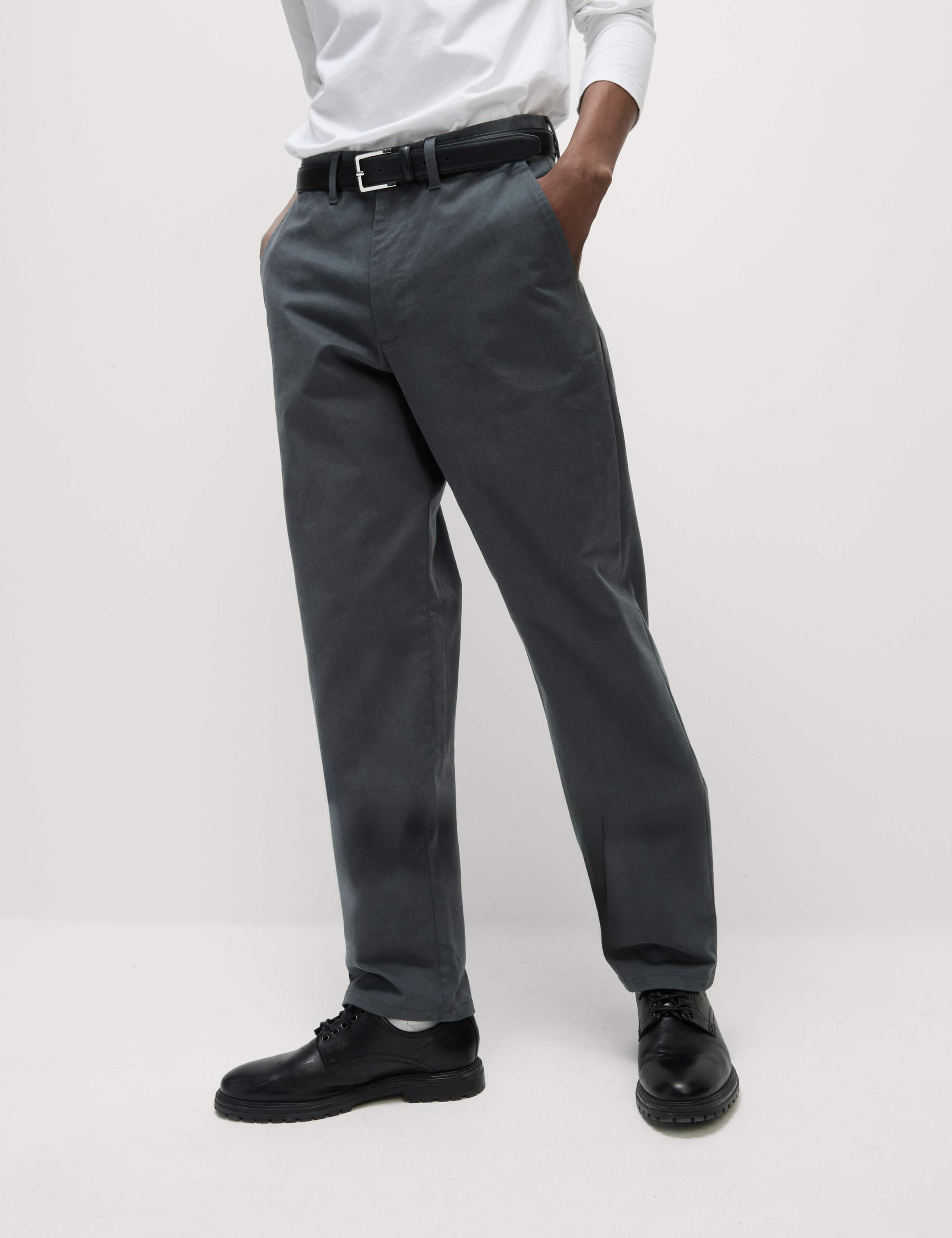 Loose Fit Stretch Chinos 3 of 5