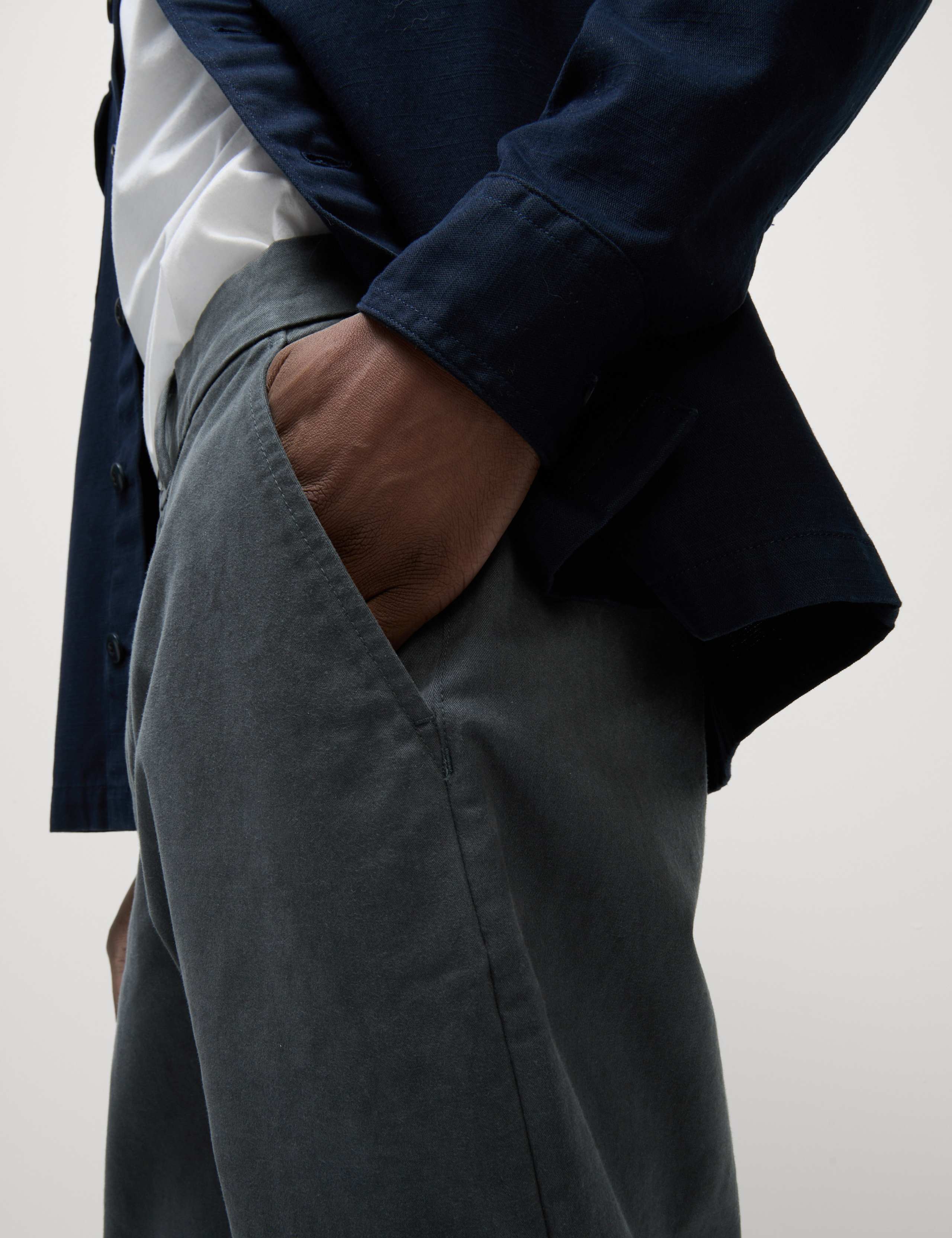 Loose Fit Stretch Chinos 4 of 5