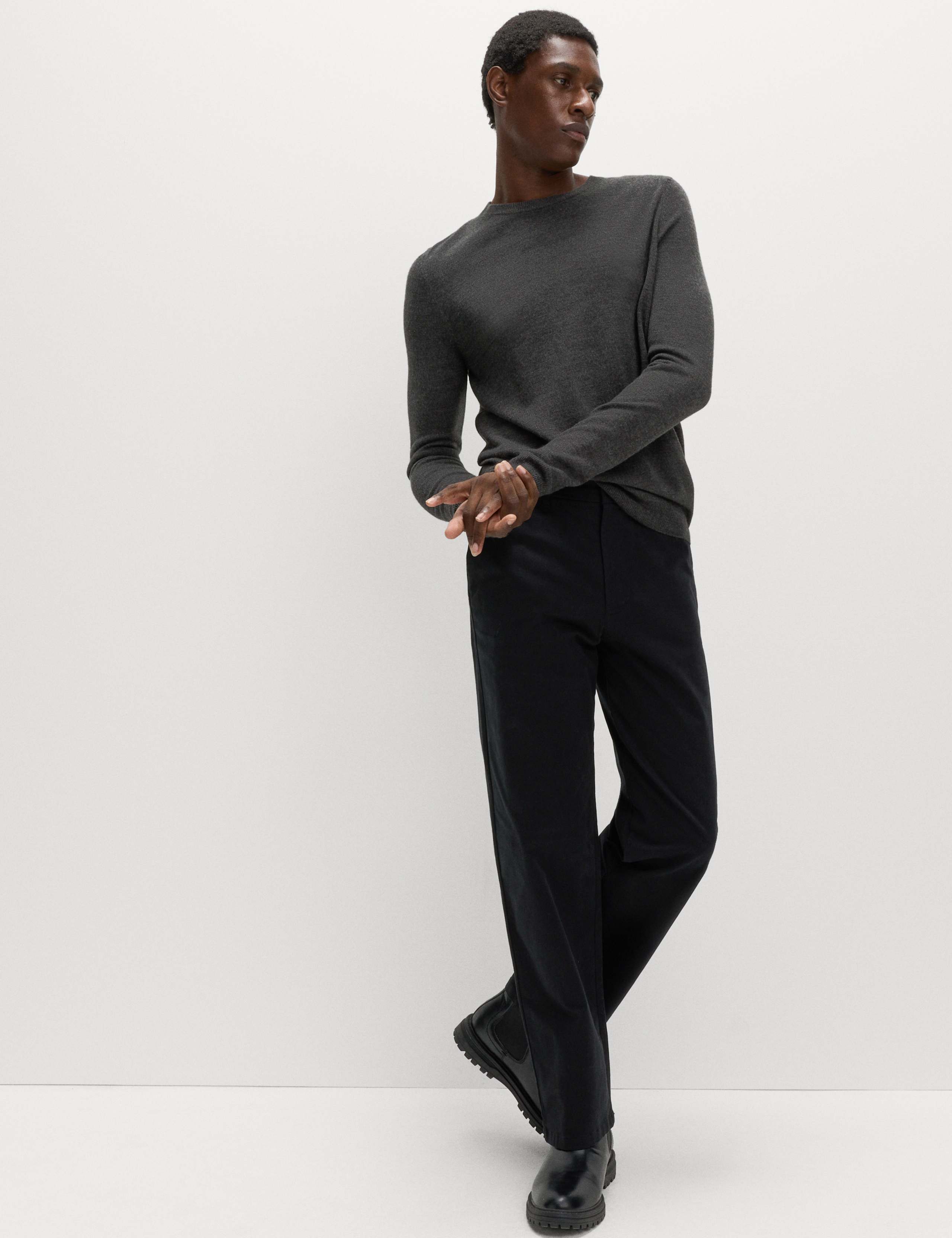 Loose Fit Stretch Chinos 1 of 5