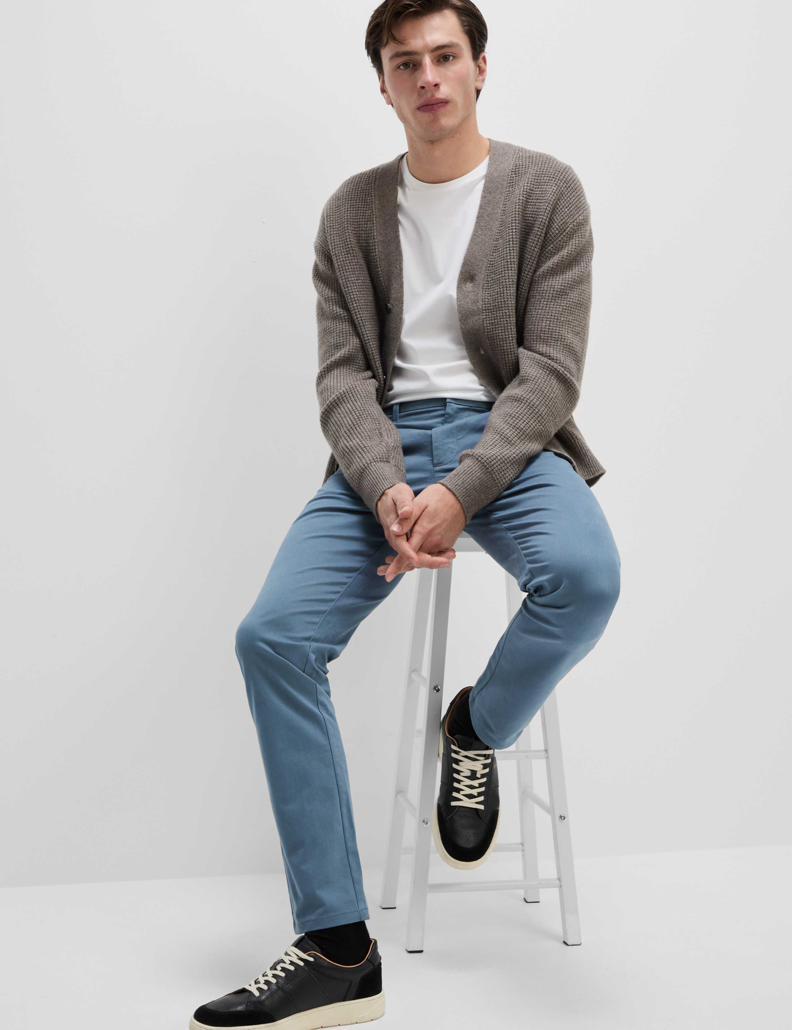 Slim Fit Stretch Chinos 4 of 5