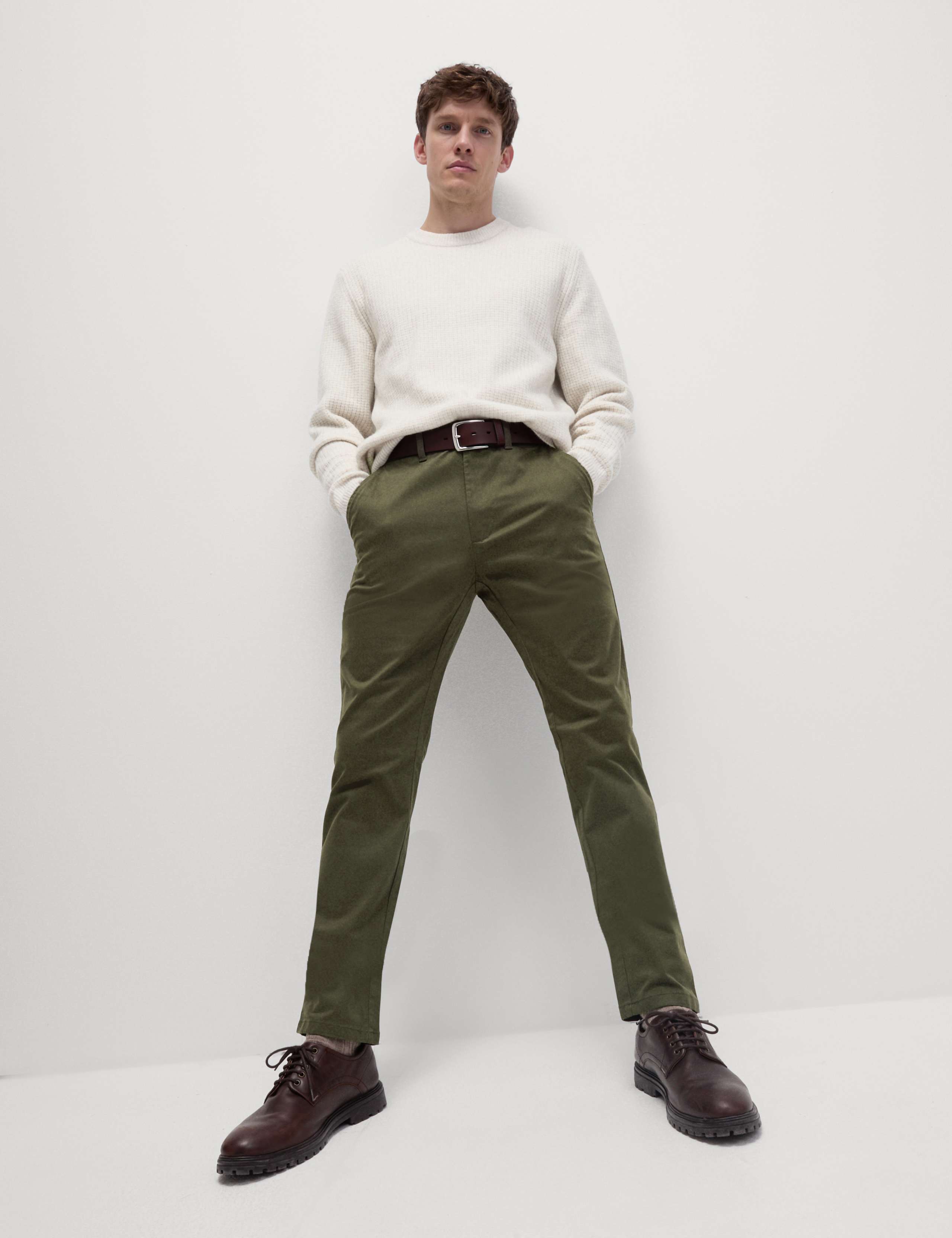 Slim Fit Stretch Chinos 1 of 5