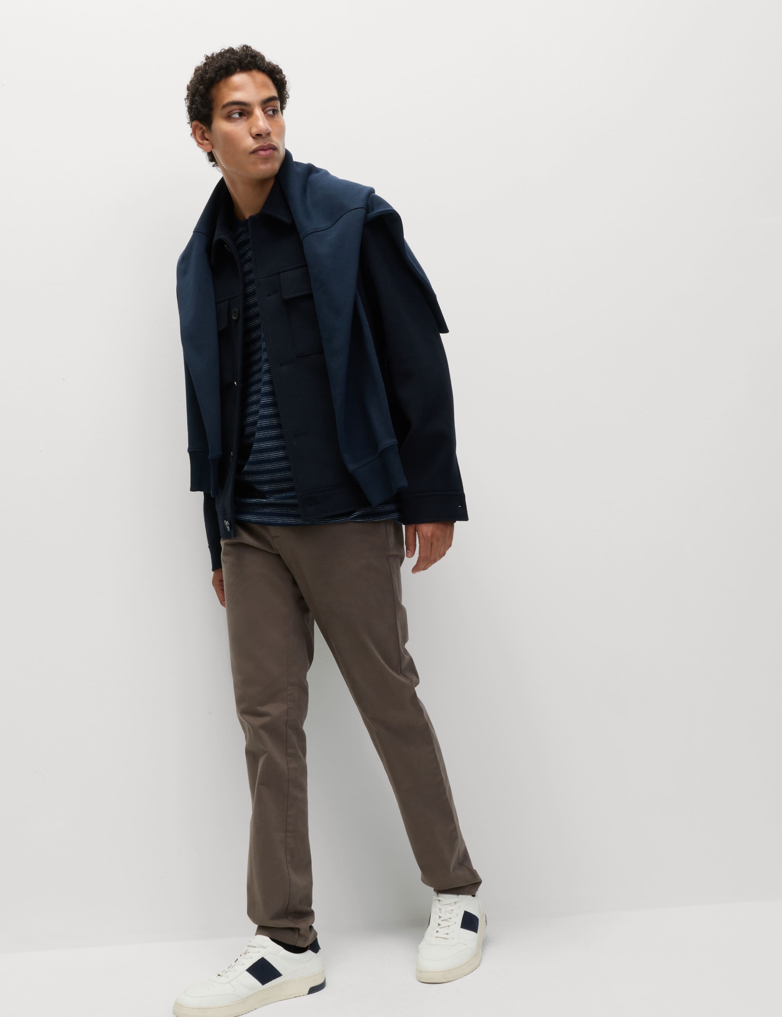 Slim Fit Cotton Rich Stretch Chinos 3 of 5