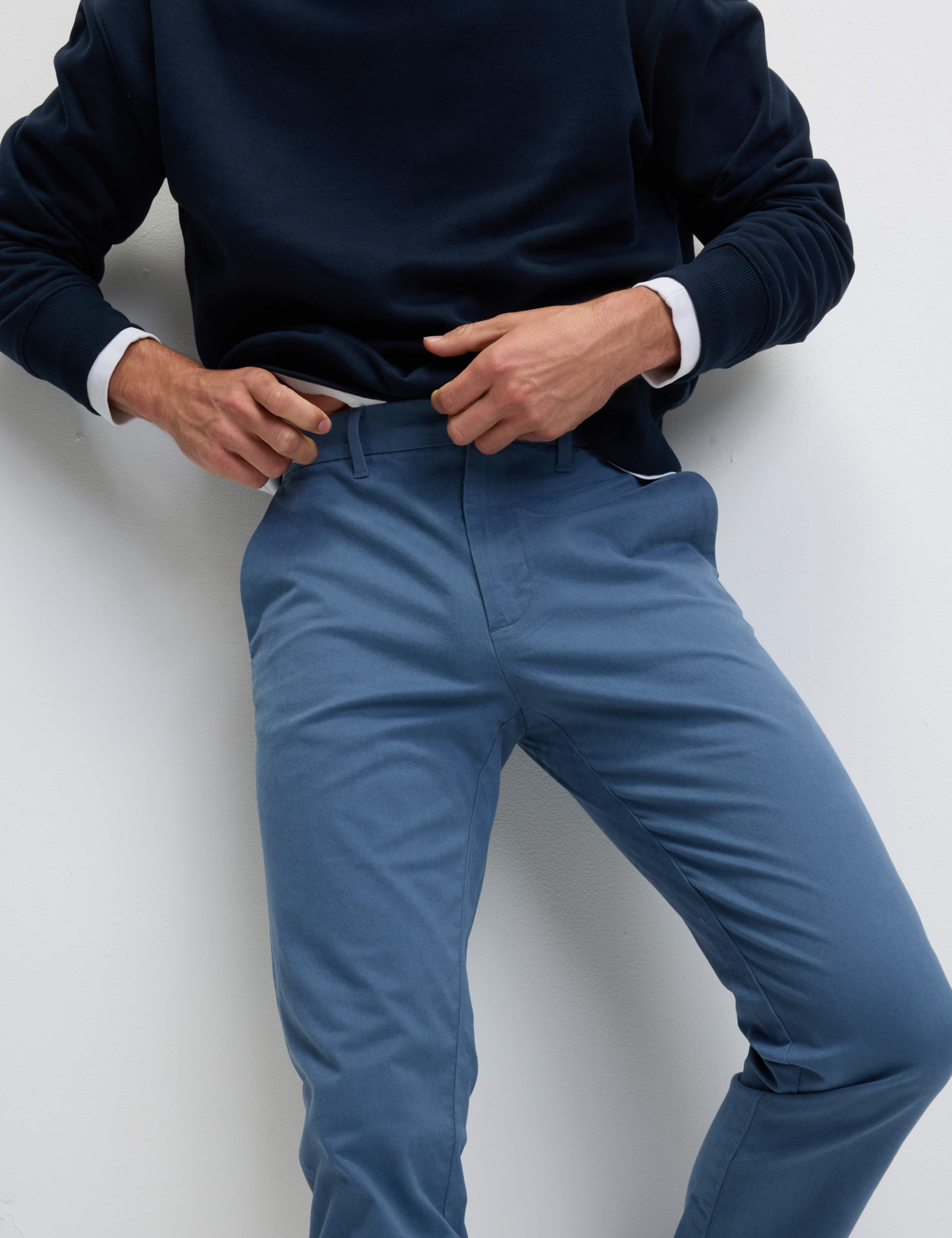 Slim Fit Cotton Rich Stretch Chinos 3 of 5