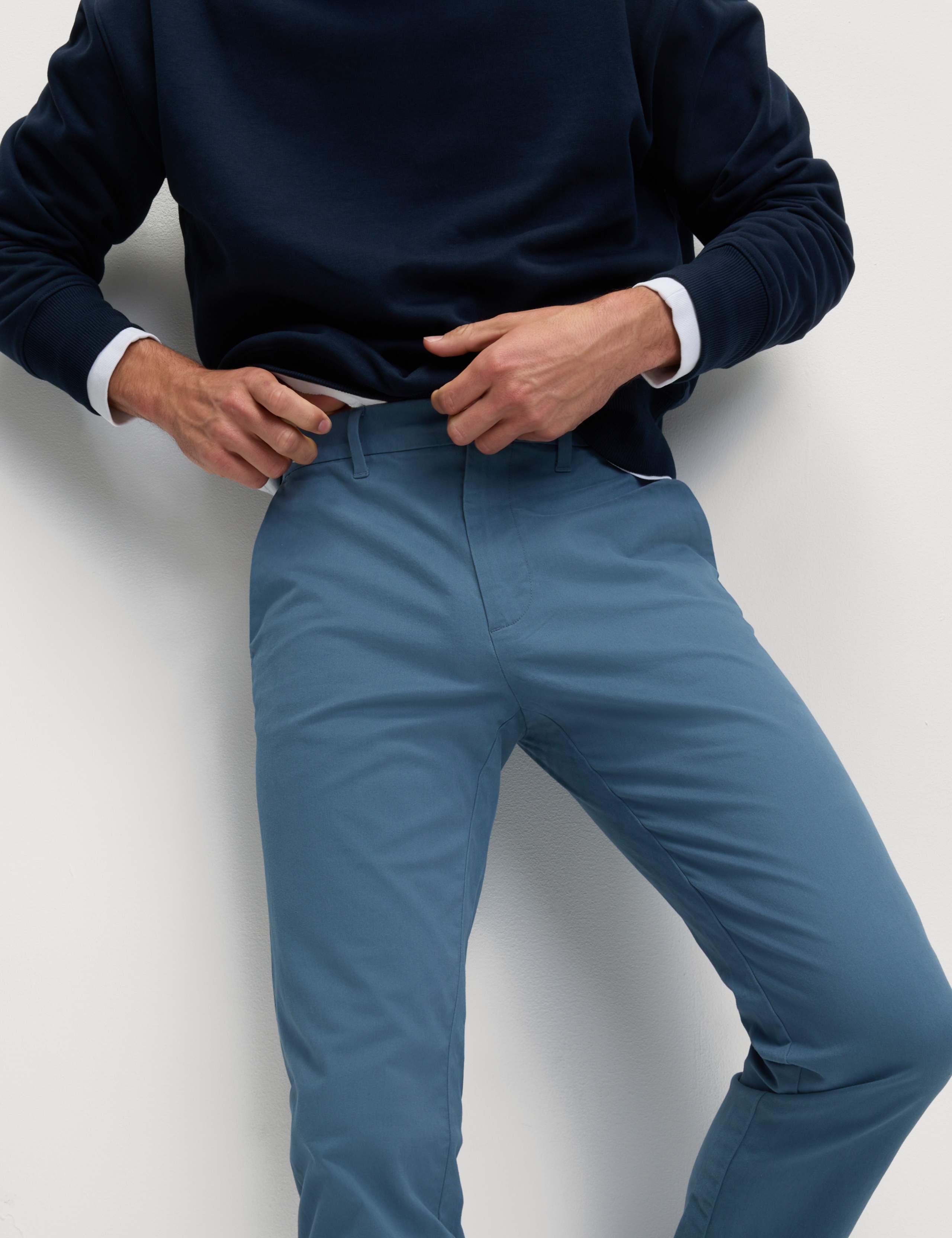Slim Fit Cotton Rich Stretch Chinos 4 of 5