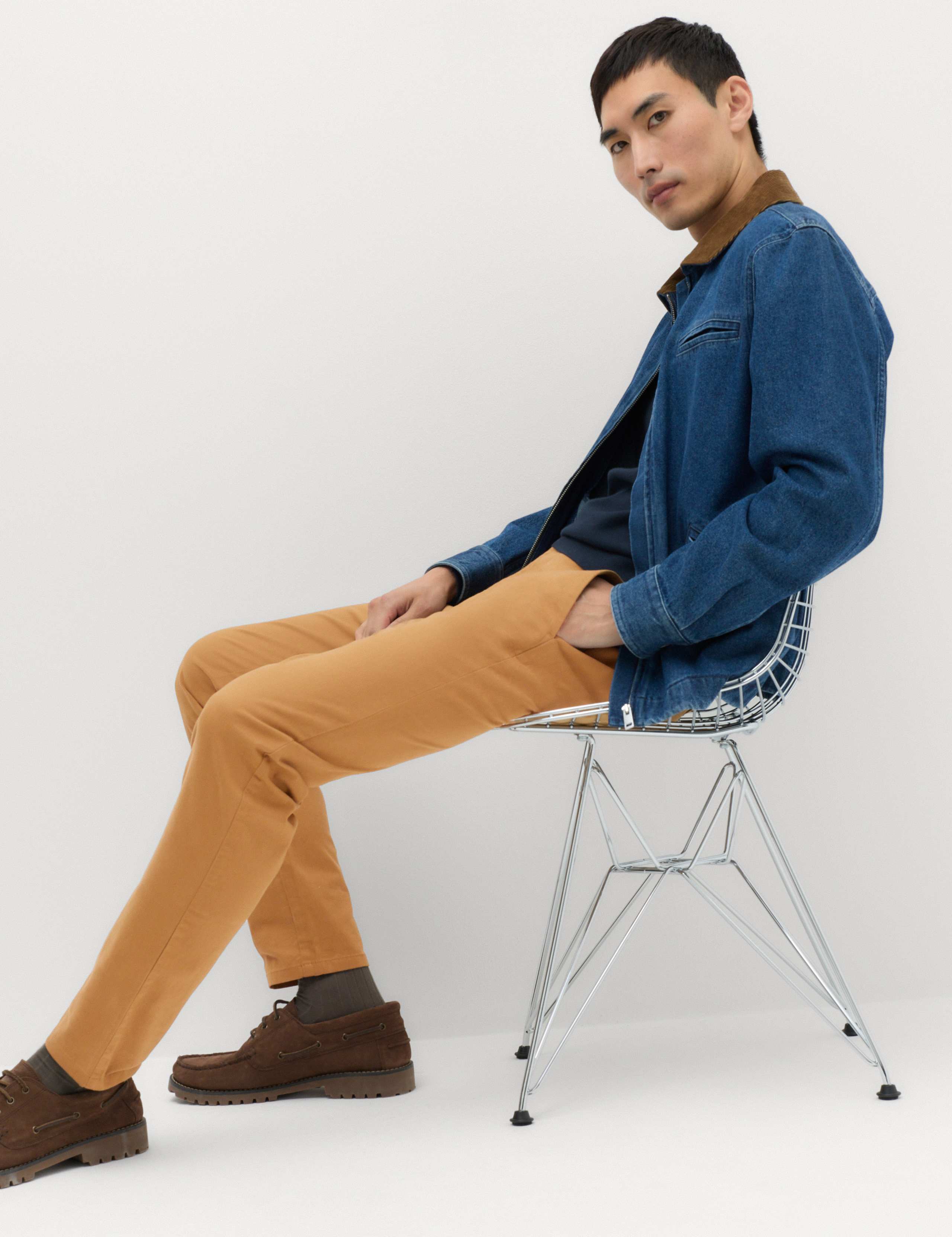 Slim Fit Cotton Rich Stretch Chinos 6 of 6