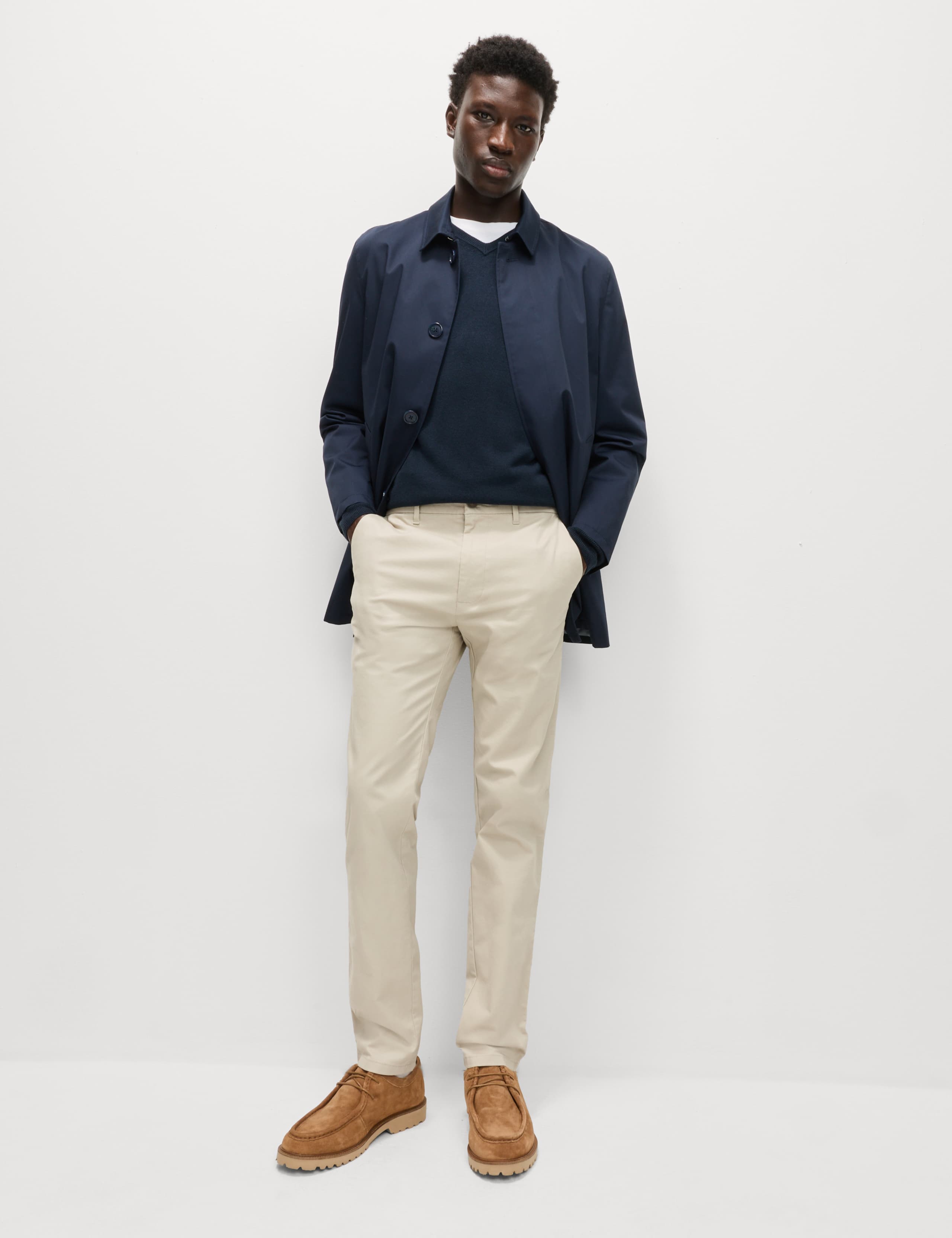 Slim Fit Cotton Rich Stretch Chinos 3 of 6