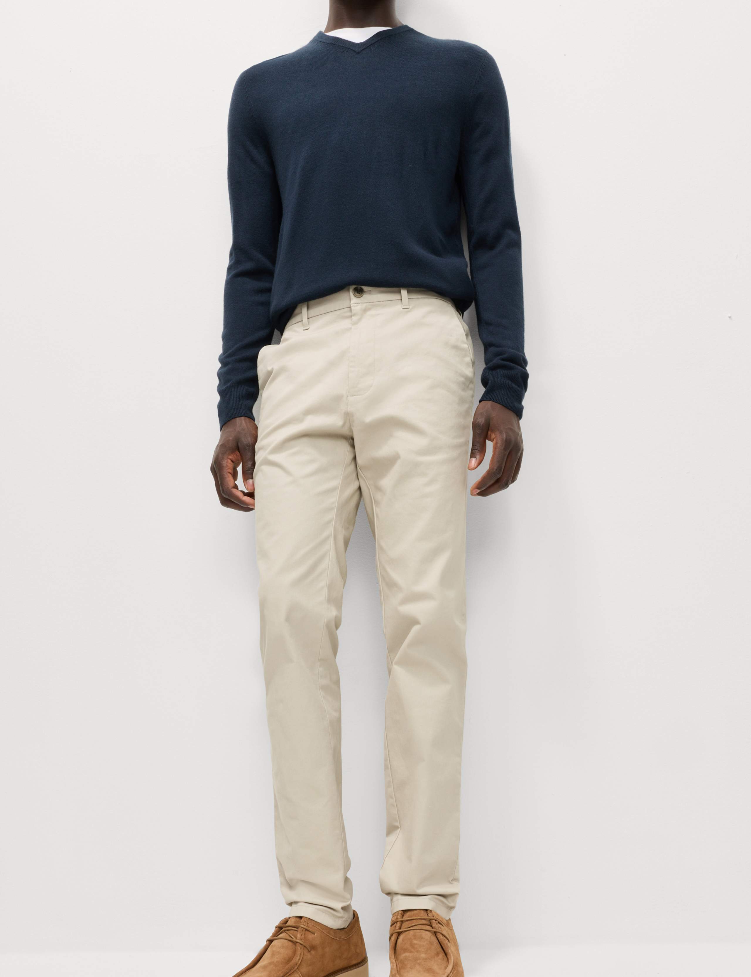 Slim Fit Cotton Rich Stretch Chinos 4 of 6