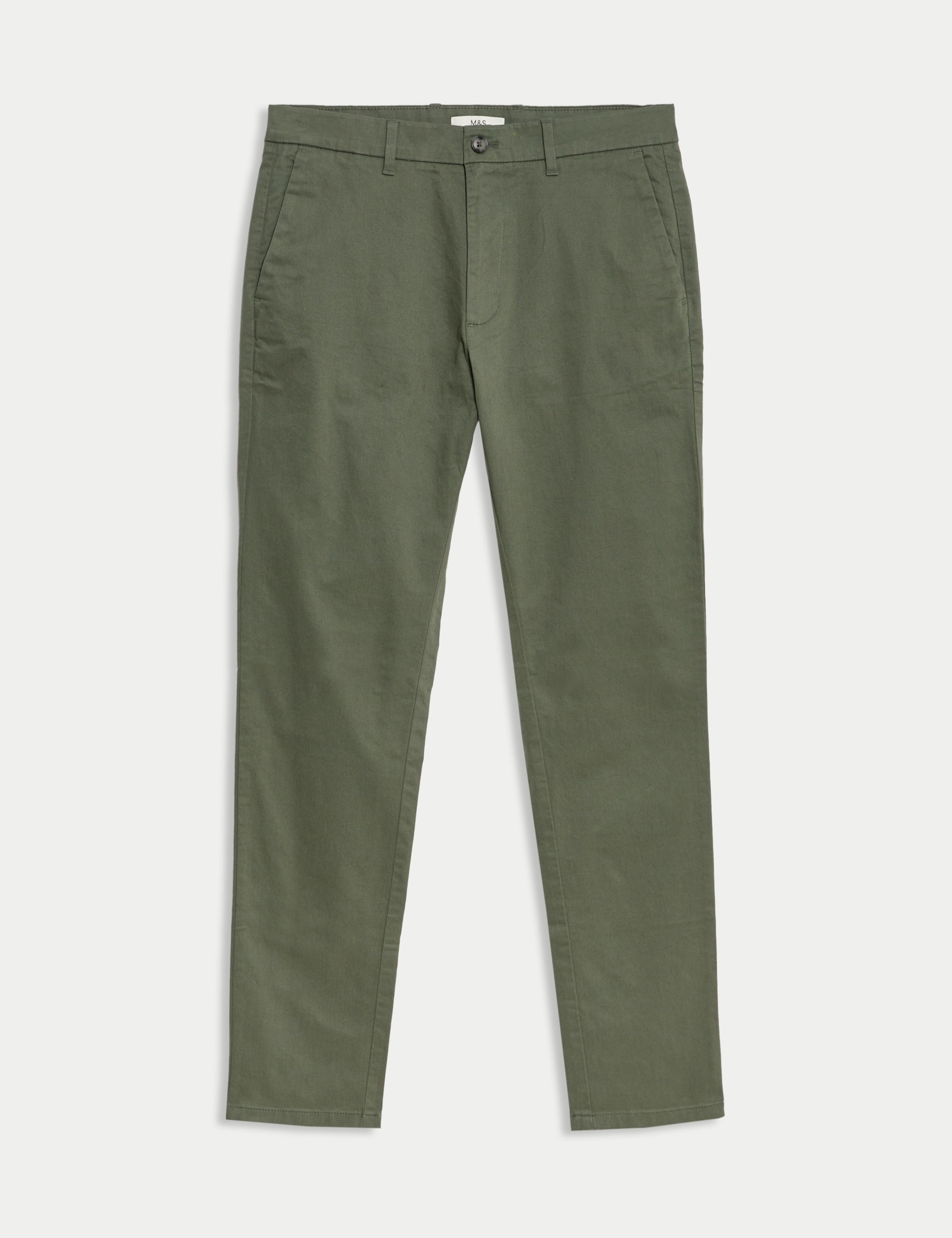 Slim Fit Cotton Rich Stretch Chinos 2 of 5