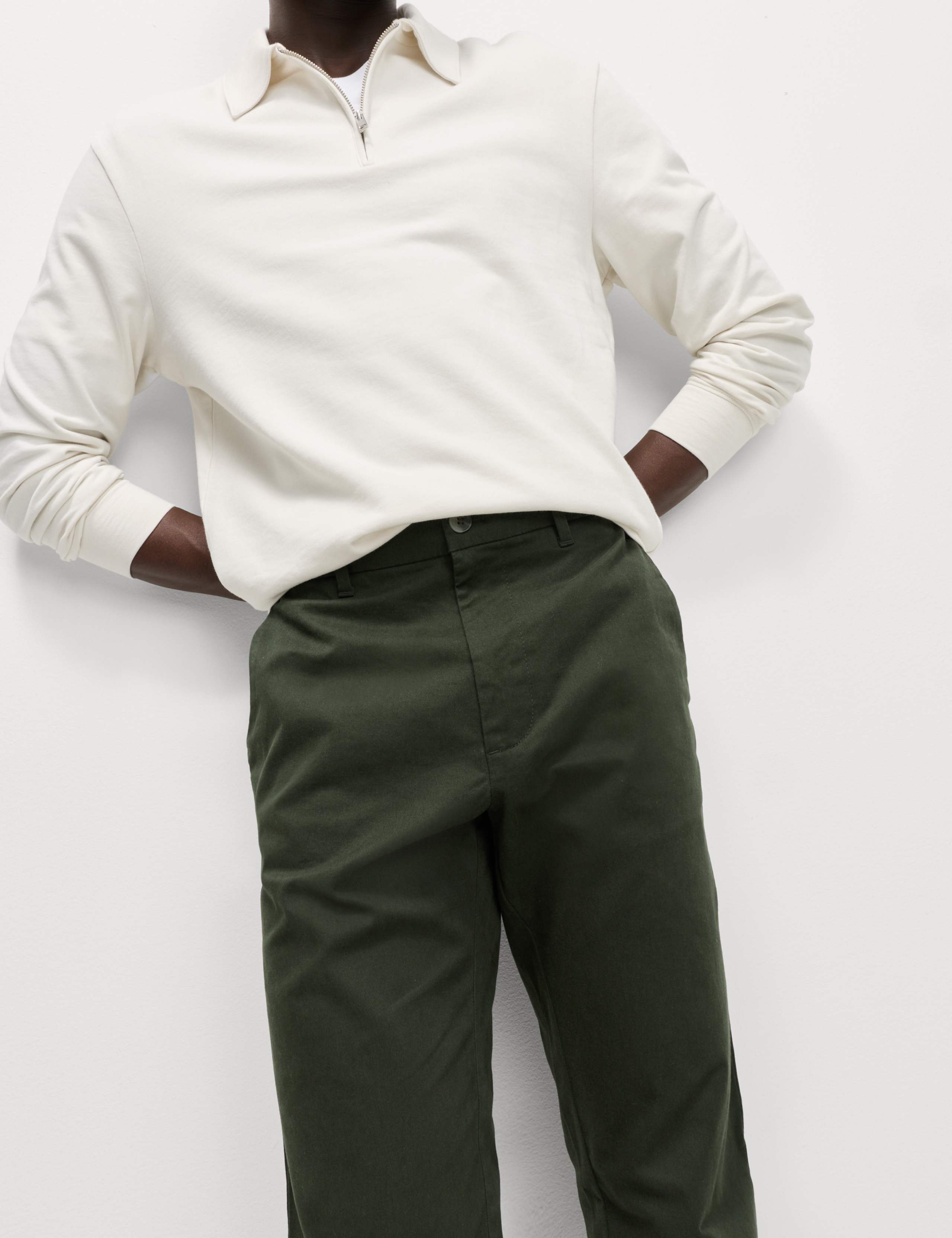 Slim Fit Cotton Rich Stretch Chinos 4 of 6