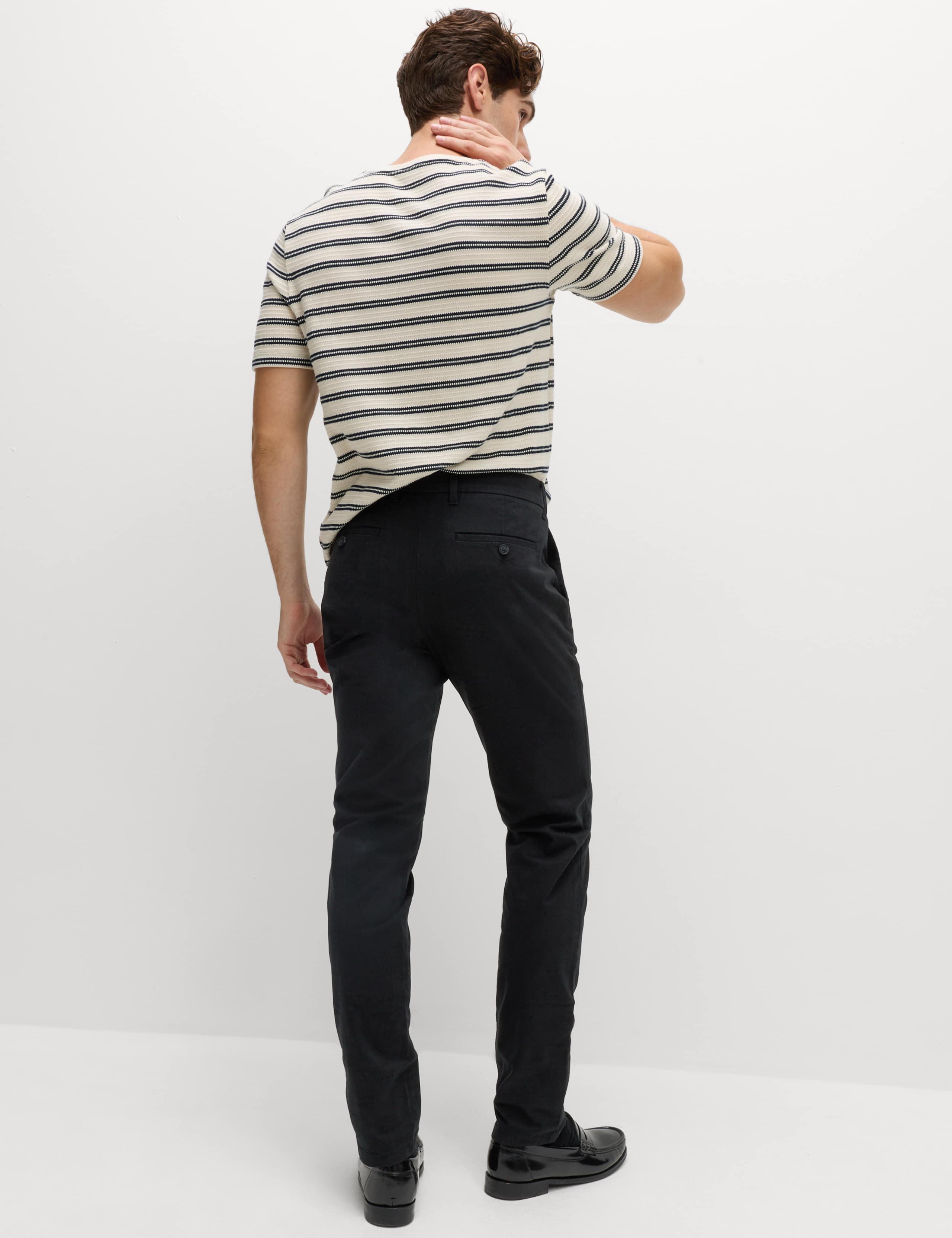 Slim Fit Cotton Rich Stretch Chinos 1 of 5
