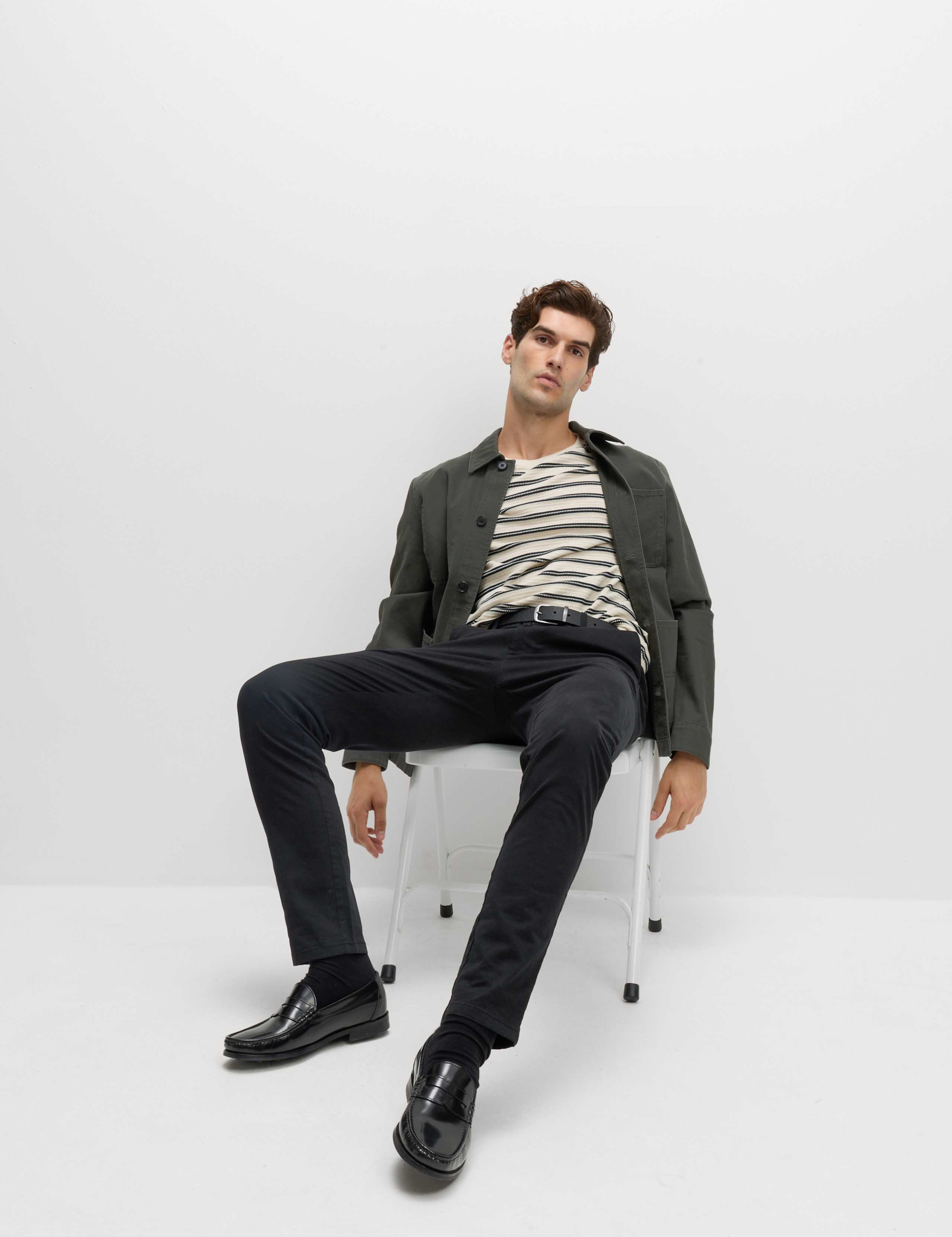 Slim Fit Cotton Rich Stretch Chinos 3 of 5