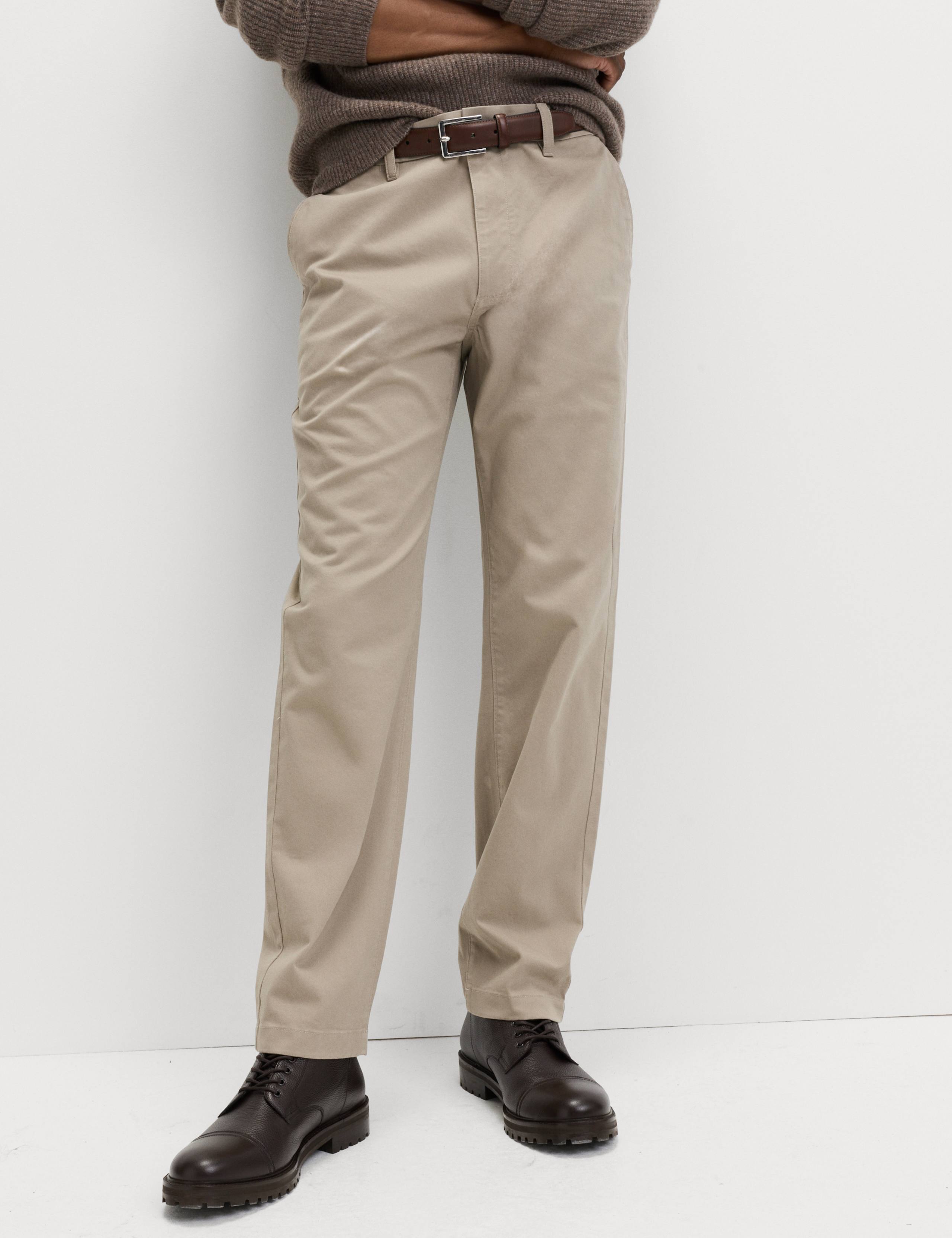 Regular Fit Cotton Rich Stretch Chinos 3 of 6