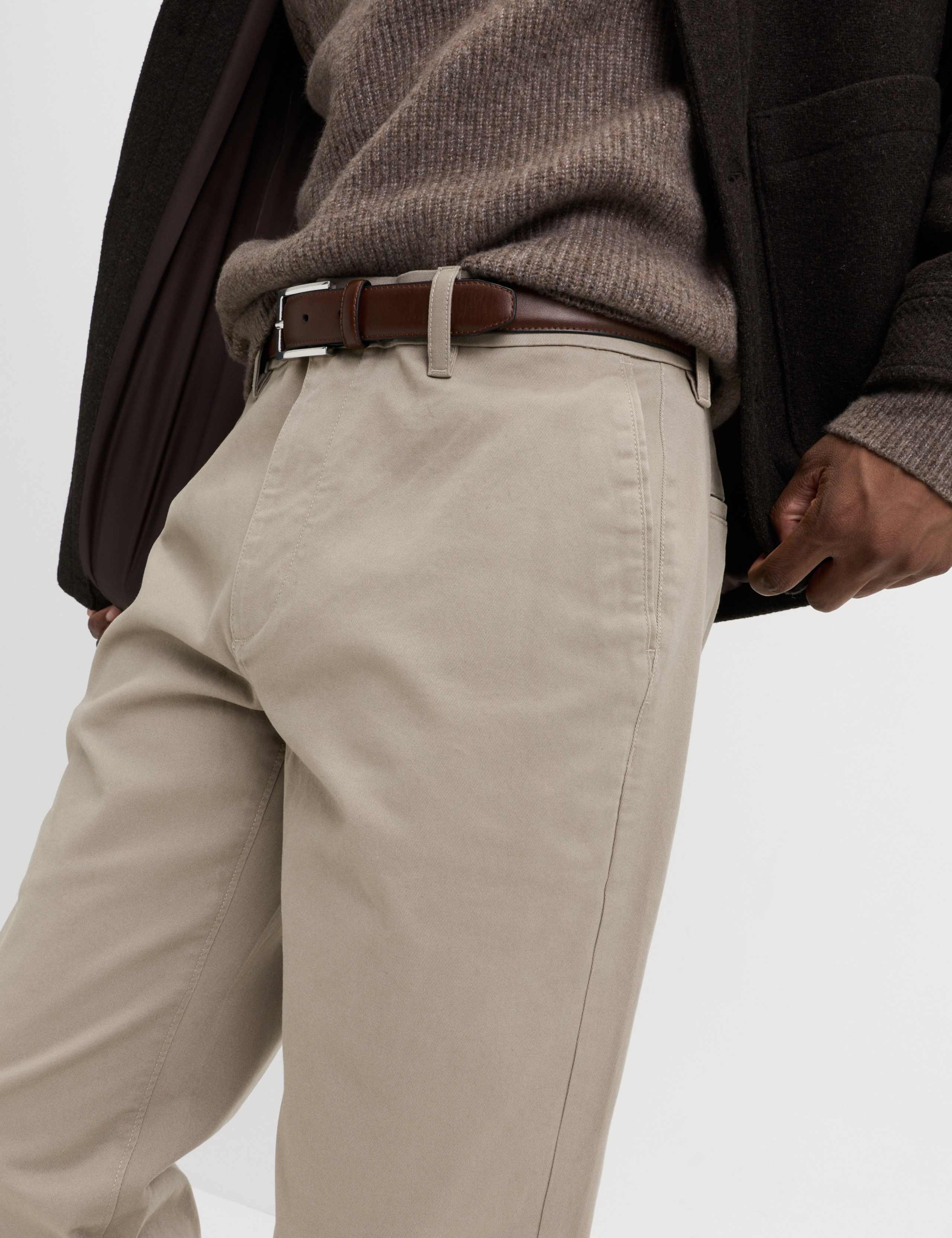 Regular Fit Cotton Rich Stretch Chinos 5 of 6