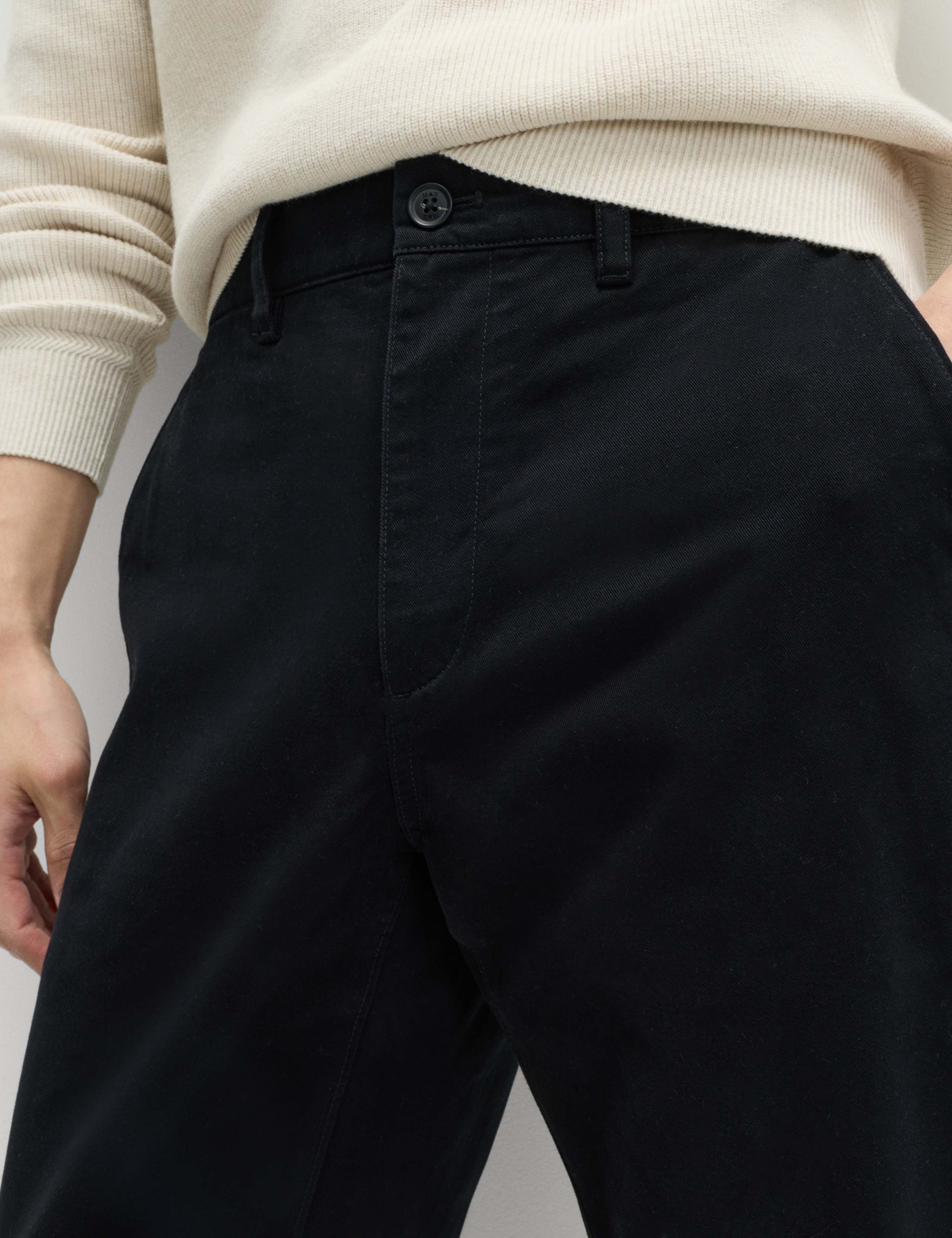 Regular Fit Pure Cotton Twill Chinos 3 of 6