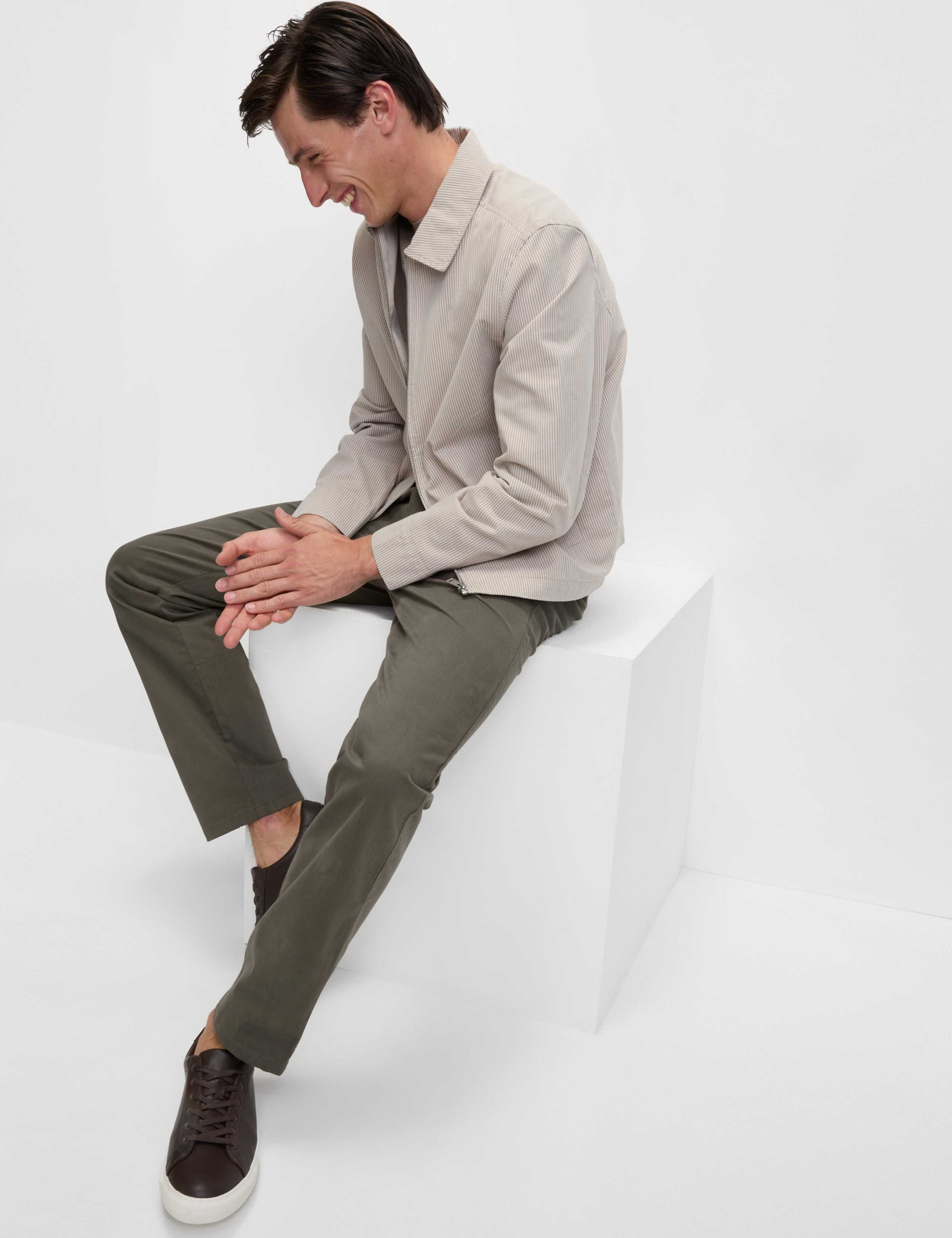 Regular Fit Stretch Chinos 1 of 6