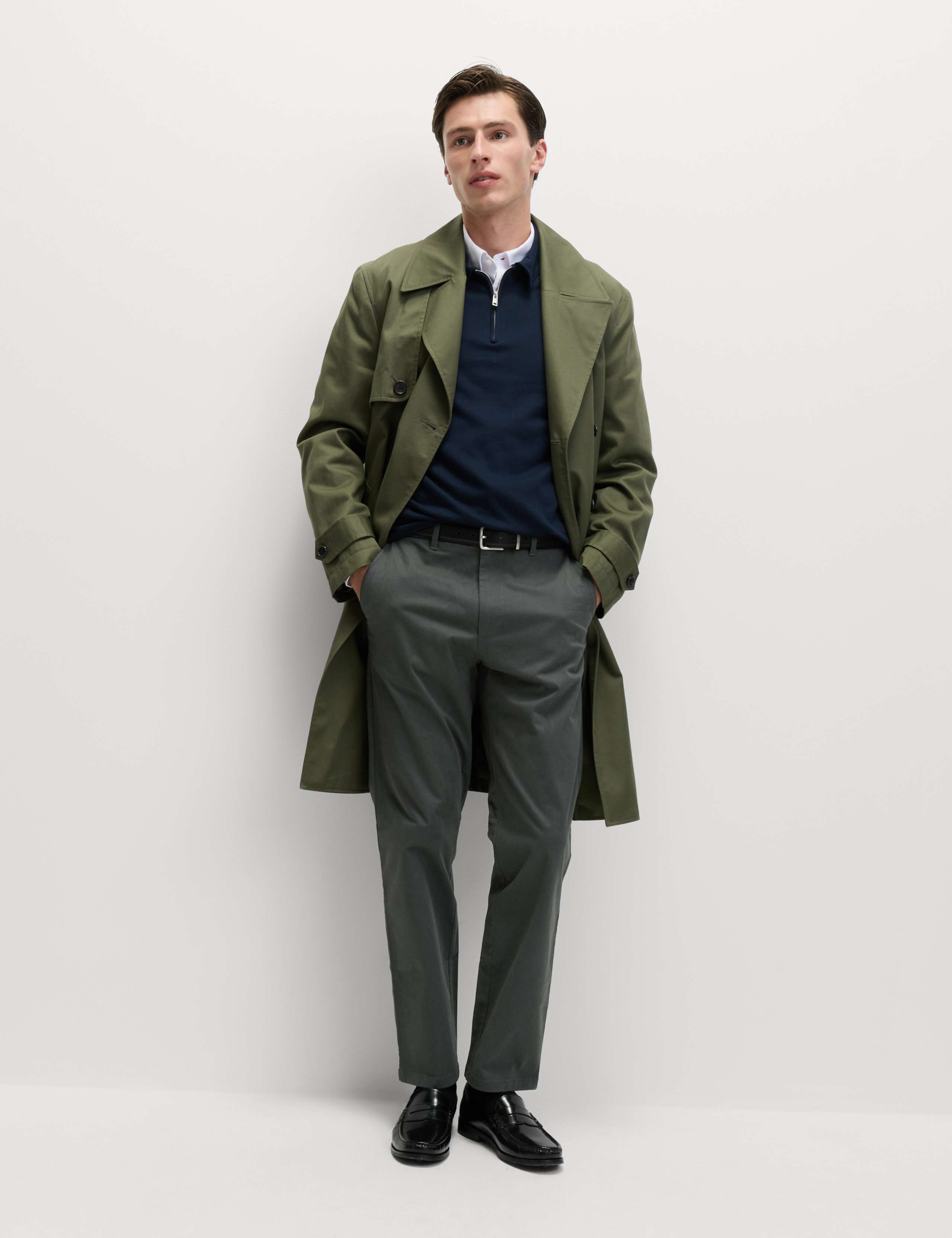 Regular Fit Stretch Chinos 1 of 7