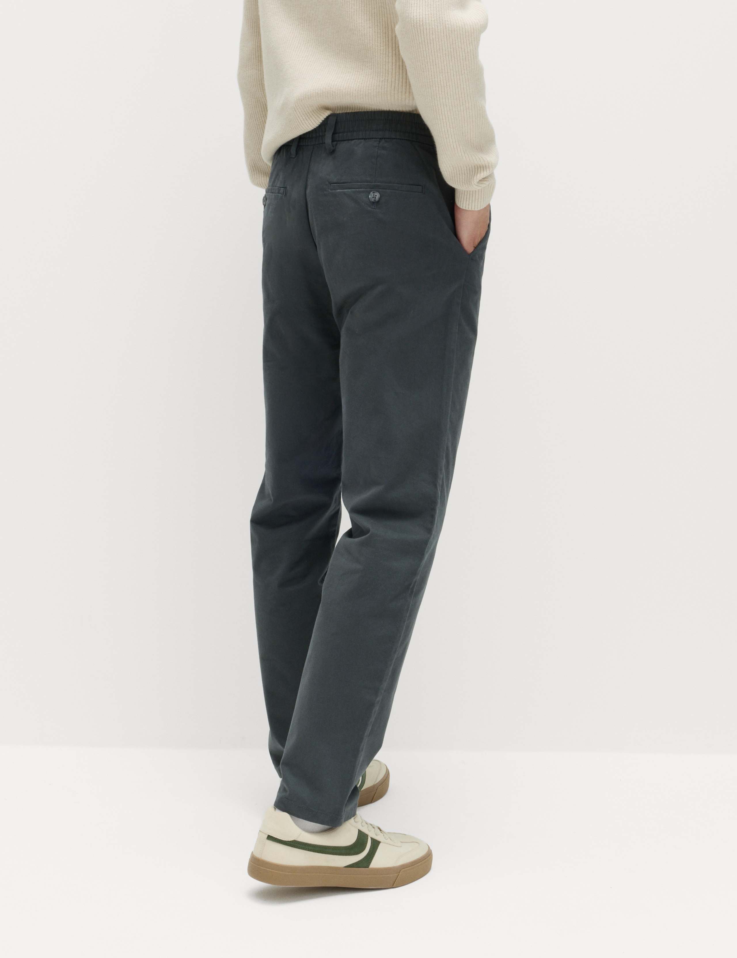 Regular Fit Elasticated Waist Chinos 4 of 5