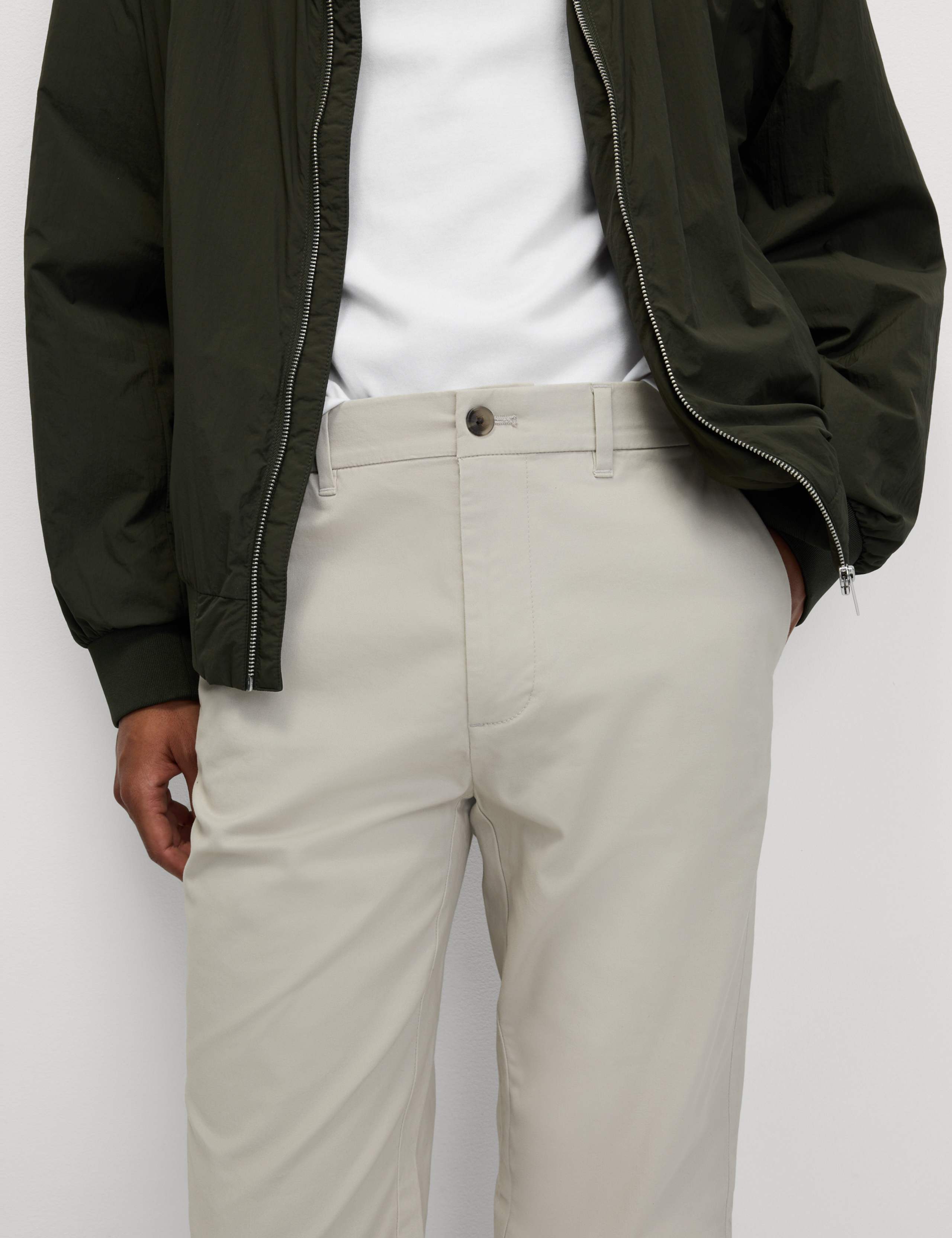 Regular Fit Elasticated Waist Chinos 4 of 6