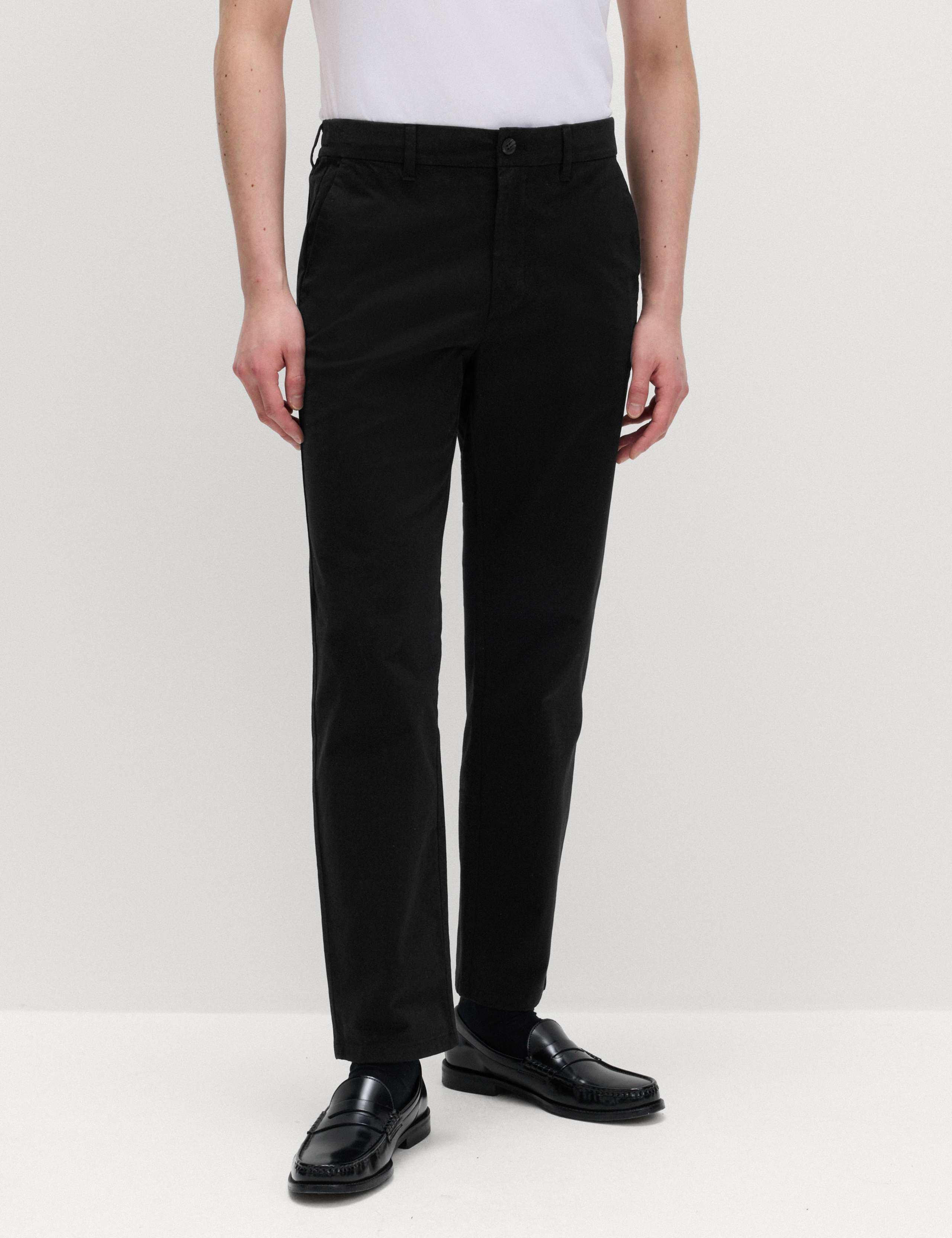 Regular Fit Half Elasticated Waist Chinos 1 of 7