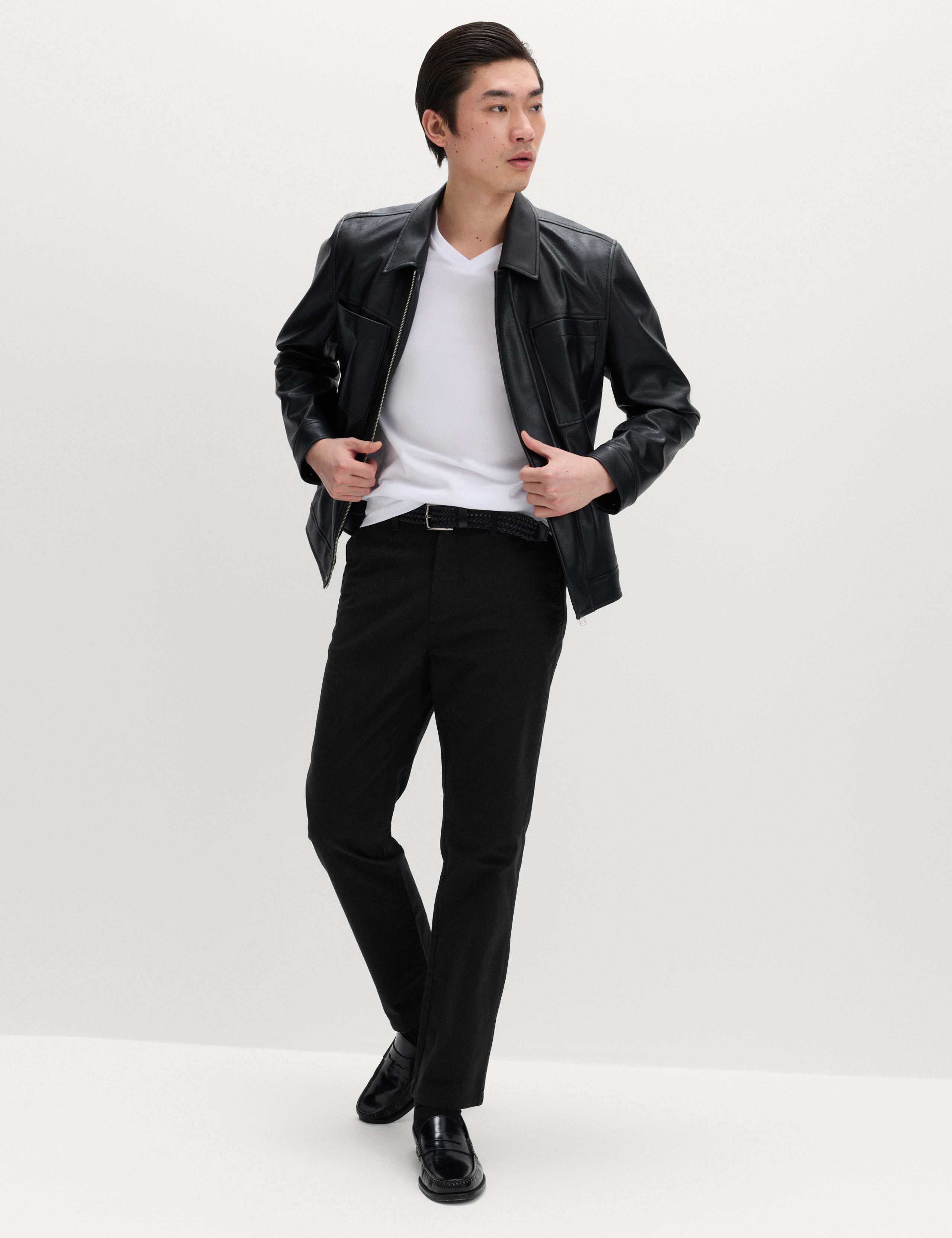 Regular Fit Half Elasticated Waist Chinos 6 of 7