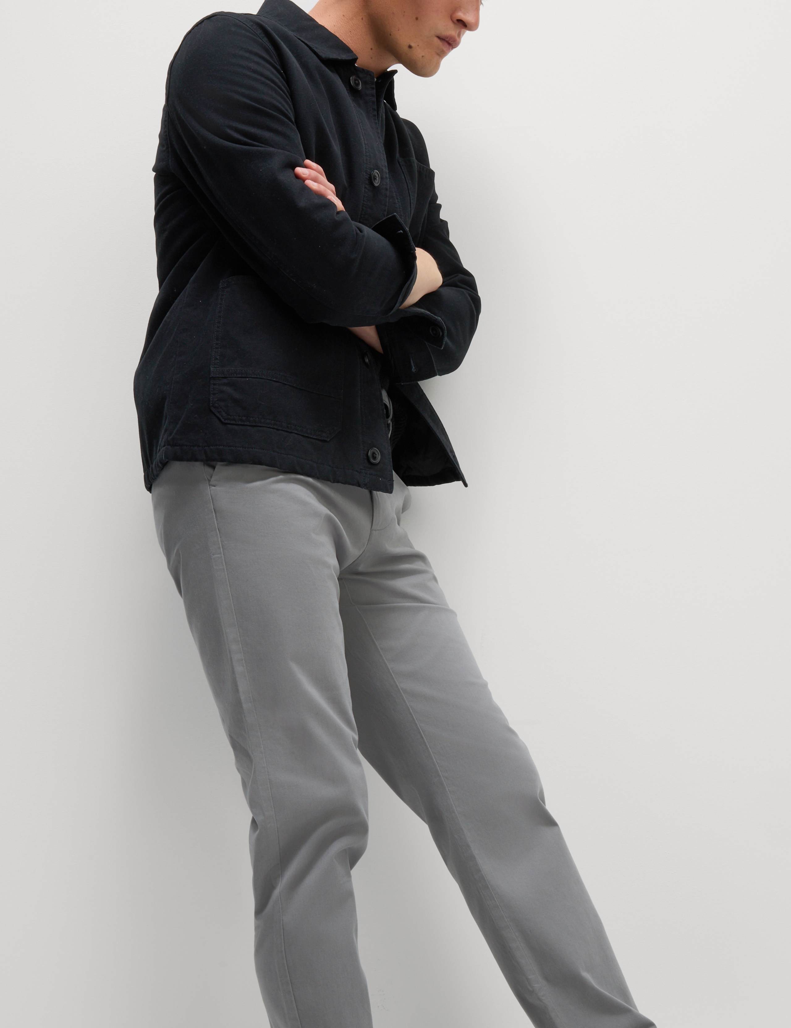2pk Elasticated Waist Stretch Chinos 4 of 6