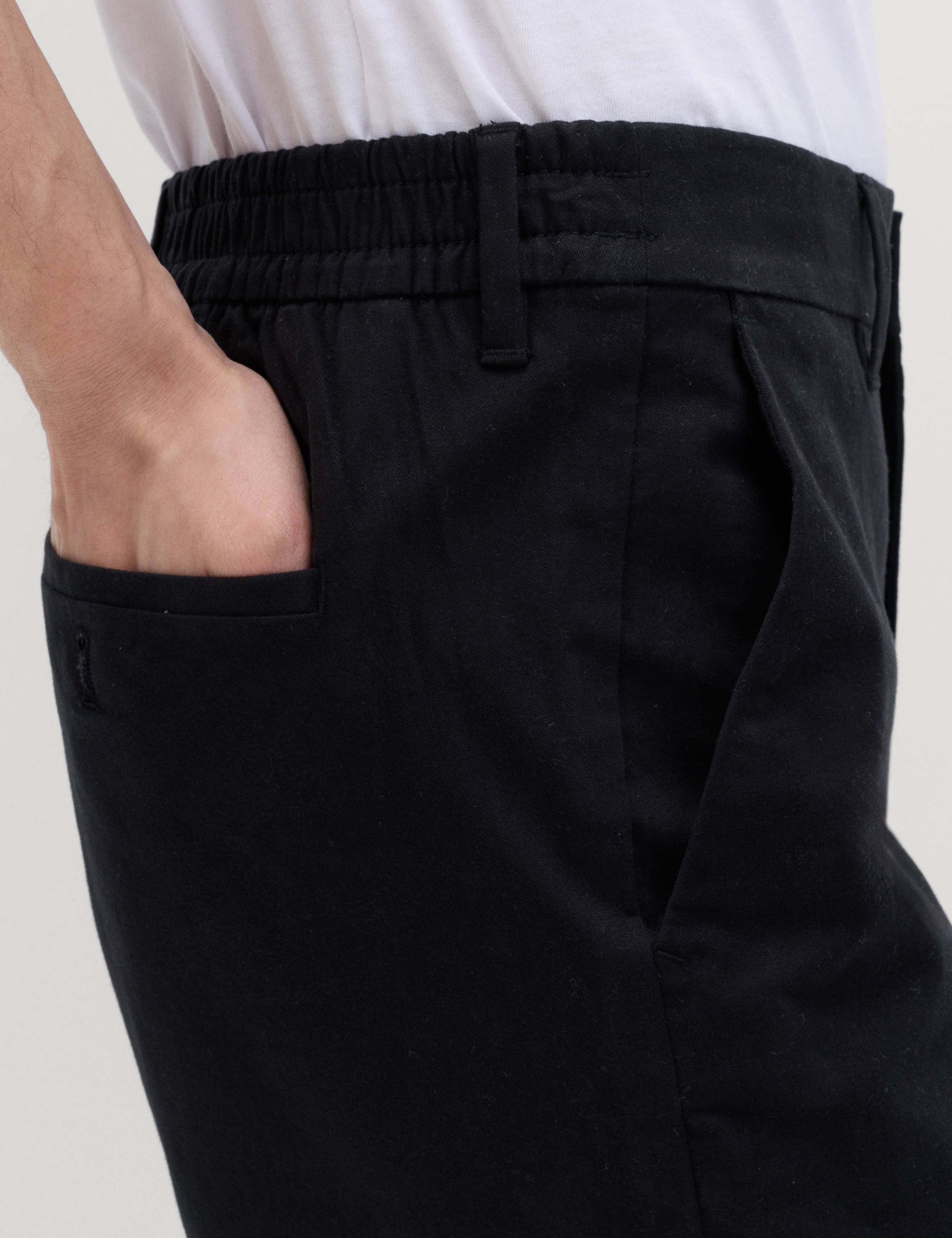 2 Pack Half Elasticated Waist Stretch Chinos 4 of 6