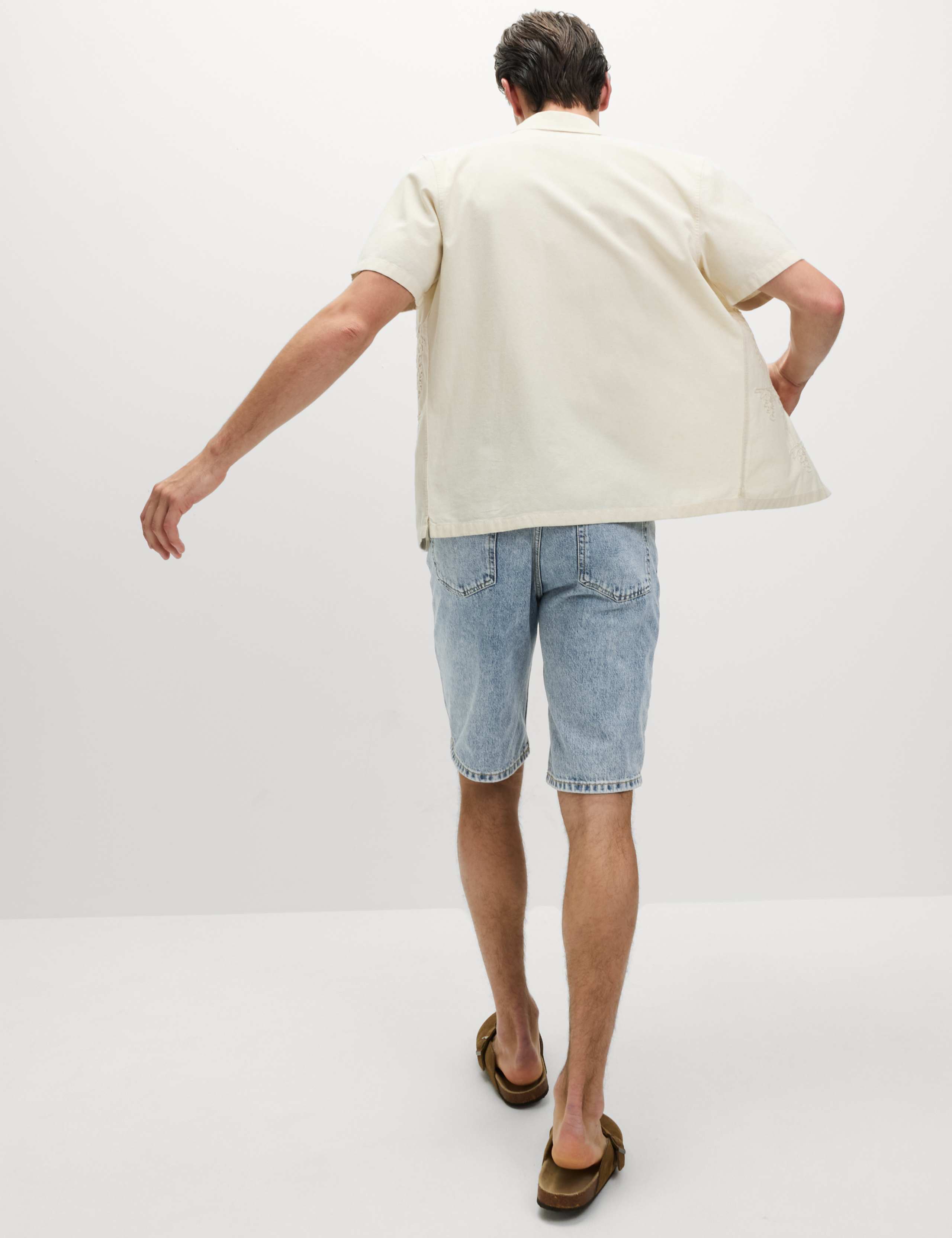 Authentic Relaxed Straight Fit Denim Shorts 5 of 5