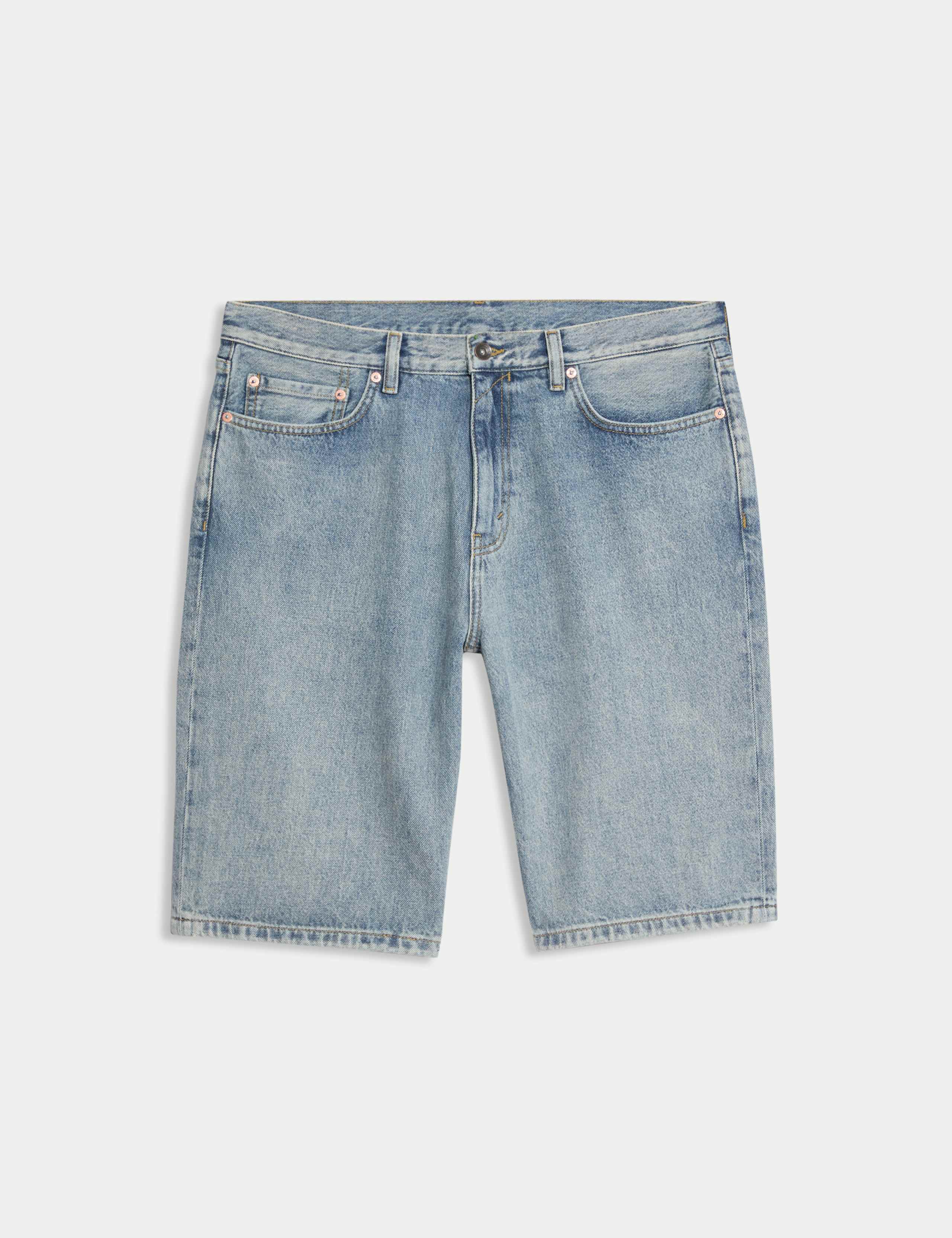 Authentic Relaxed Straight Fit Denim Shorts 2 of 5